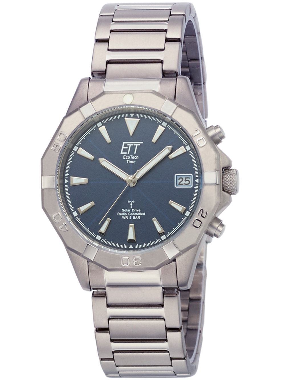 

Часы ETT EGT-11356-20M Solar Drive Funk RC Alaska Titan Herren 41mm
