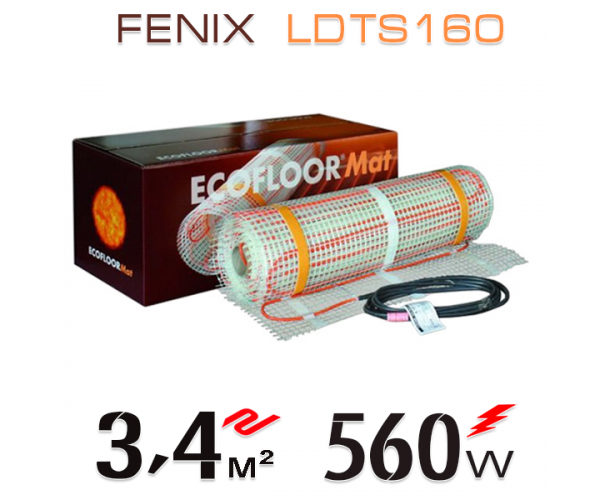 

Нагревательный мат Fenix ​​LDTS 160 Вт / м - 3,4 кв.м