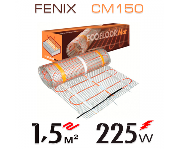 

Нагревательный мат Fenix ​​CM 150 Вт / м - 1,5 кв.м