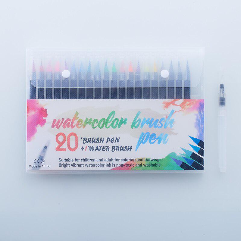 

Набор акварельных маркеров Water Color Brush маркер - кисть 20 цветов (4449)