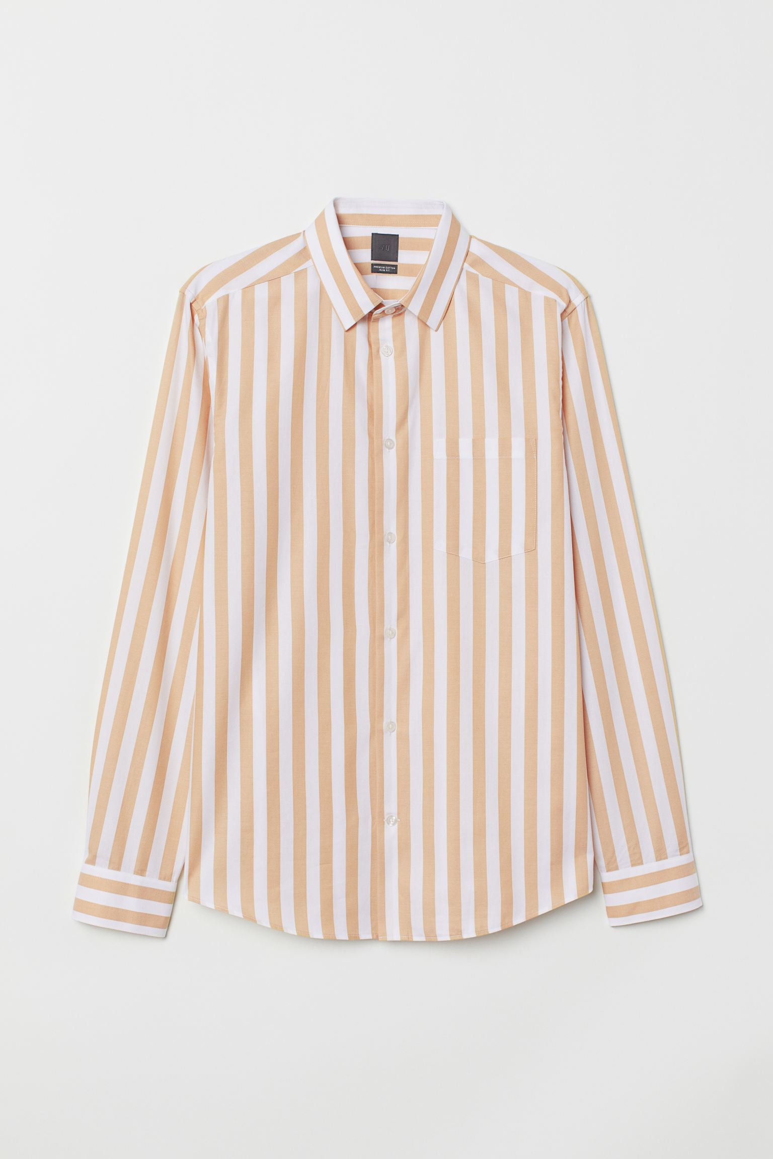 

Рубашка H&M XL белый полоска 15076832919