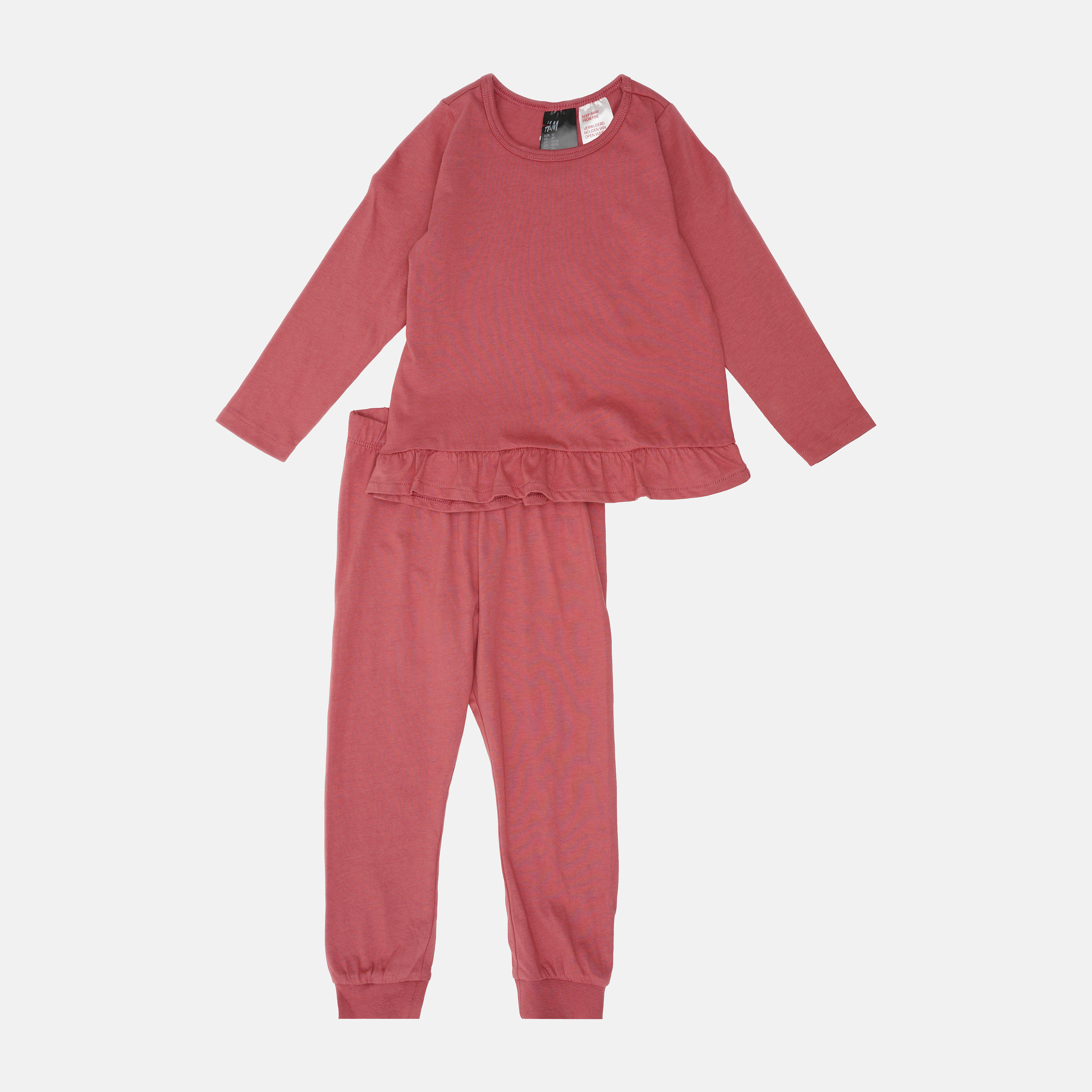 

Комплект (свитшот, брюки) H&M 92см розовая пудра 3048376252