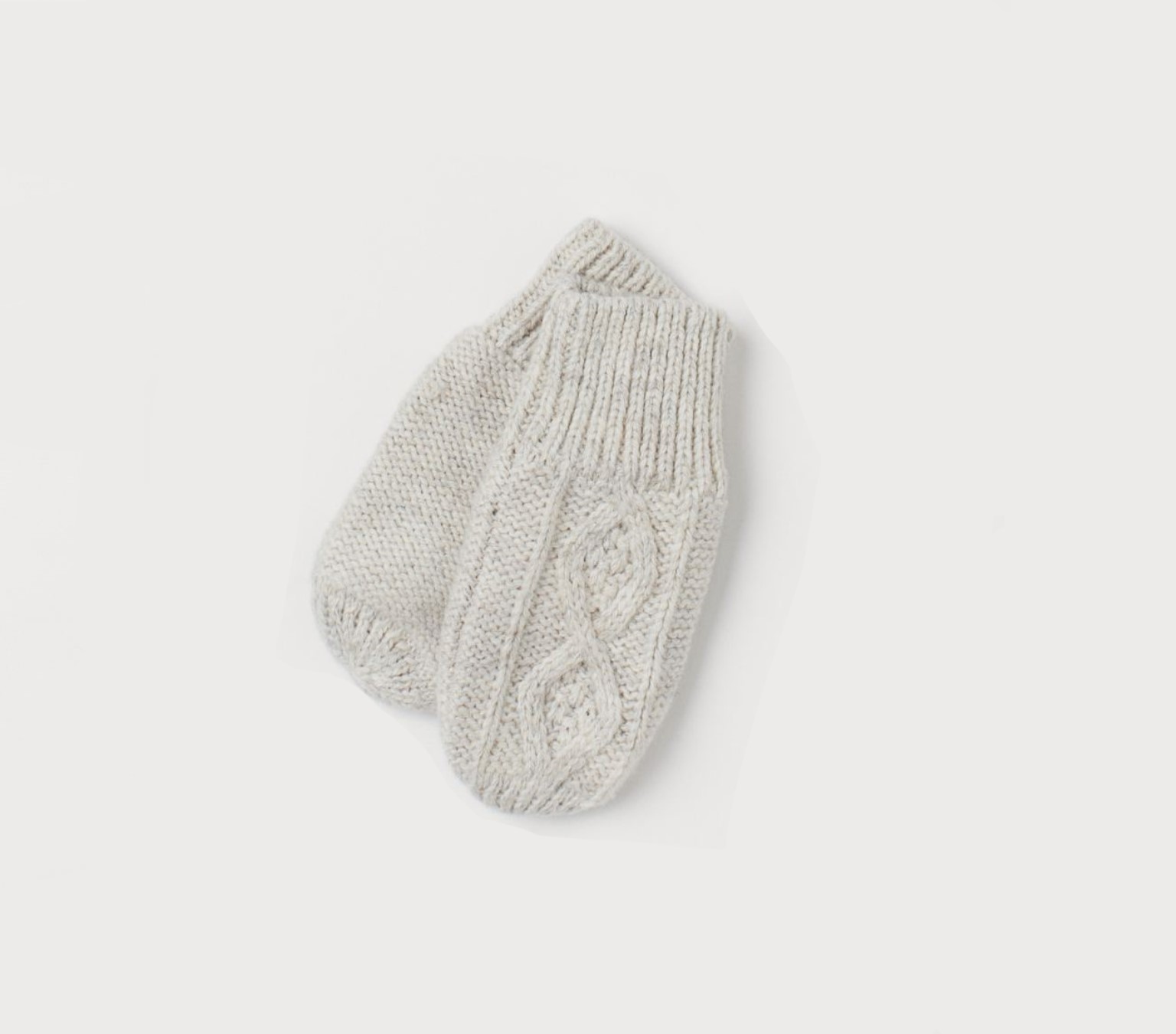 

Варежки H&M 74 80см светло серый 1603858306