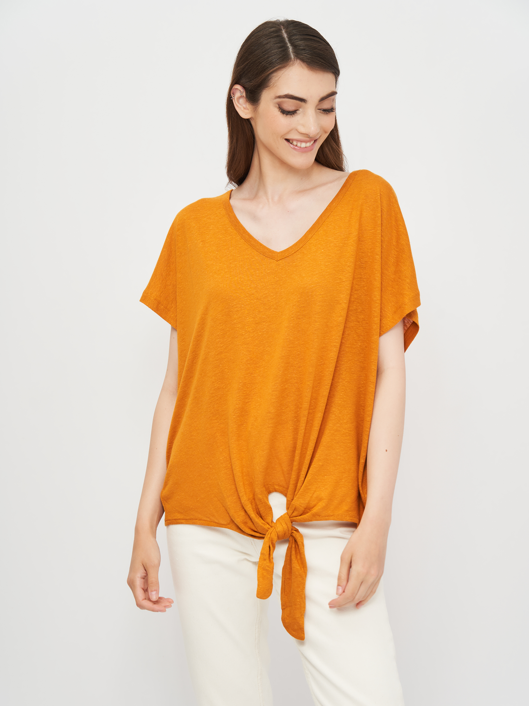 

Футболка H&  горчичный 7968920, Футболка H&M M горчичный 7968920