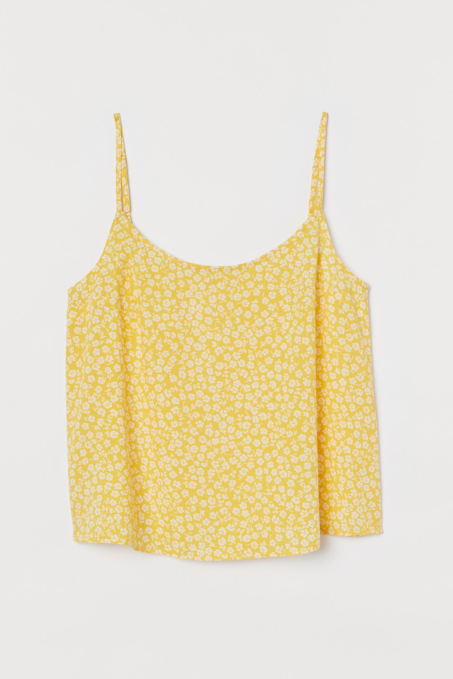 

Майка H&M  желтый цветы 27068605251, Майка H&M 40 желтый цветы 27068605251