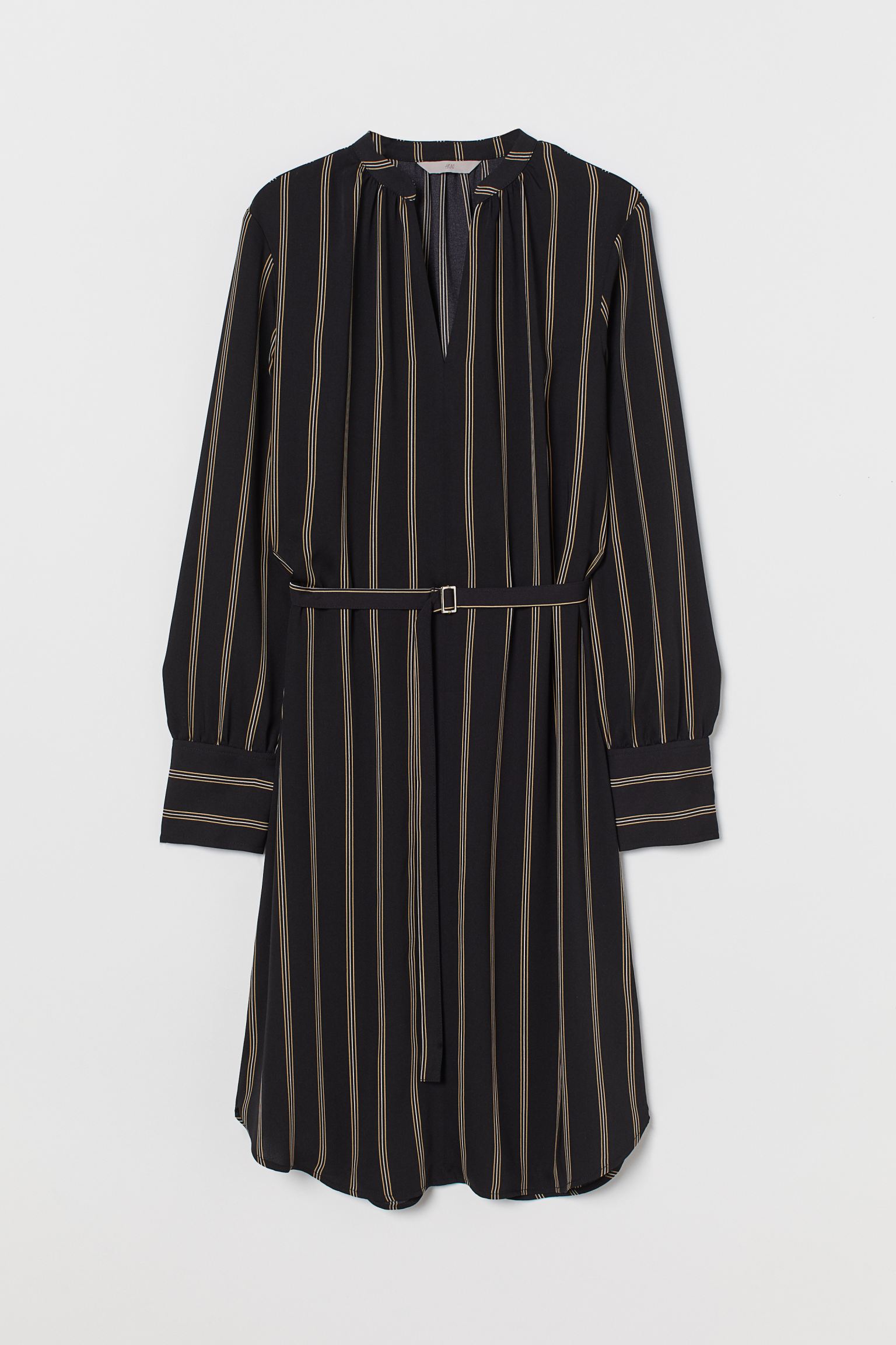 

Платье H&M XL черный полоска 1079273362