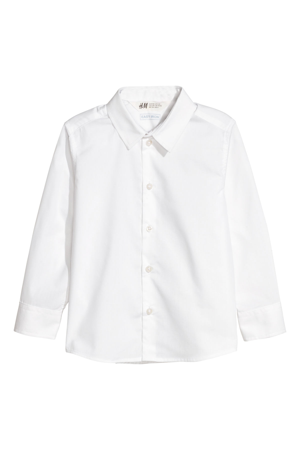 

Рубашка H&M 116см белый 5659377
