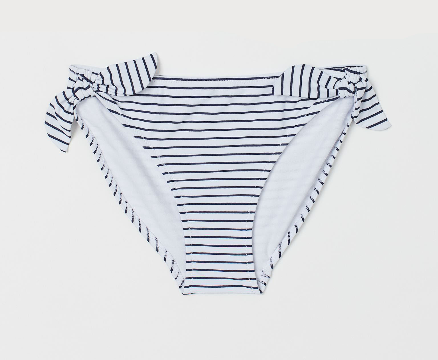 

Купальные трусики H&M 146 152см бело синий полоска 280185397112