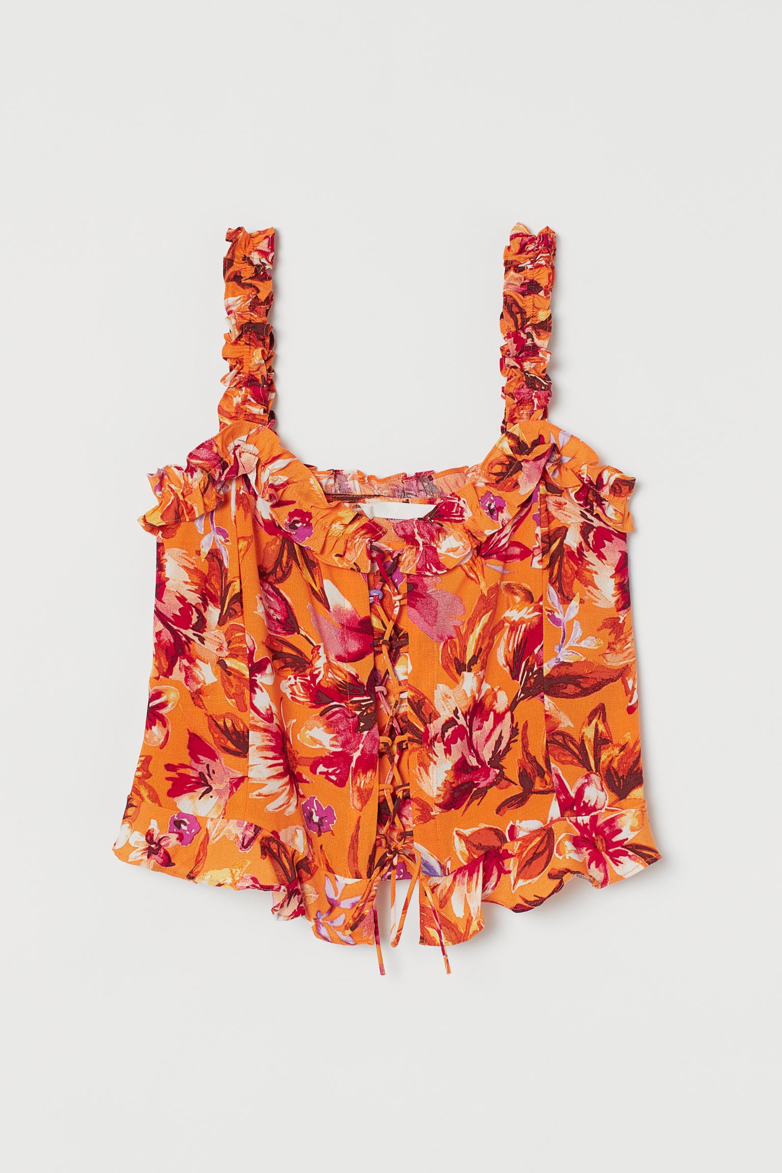 Майка H&M оранжевый 17038502511, Майка H&M XS оранжевый 17038502511