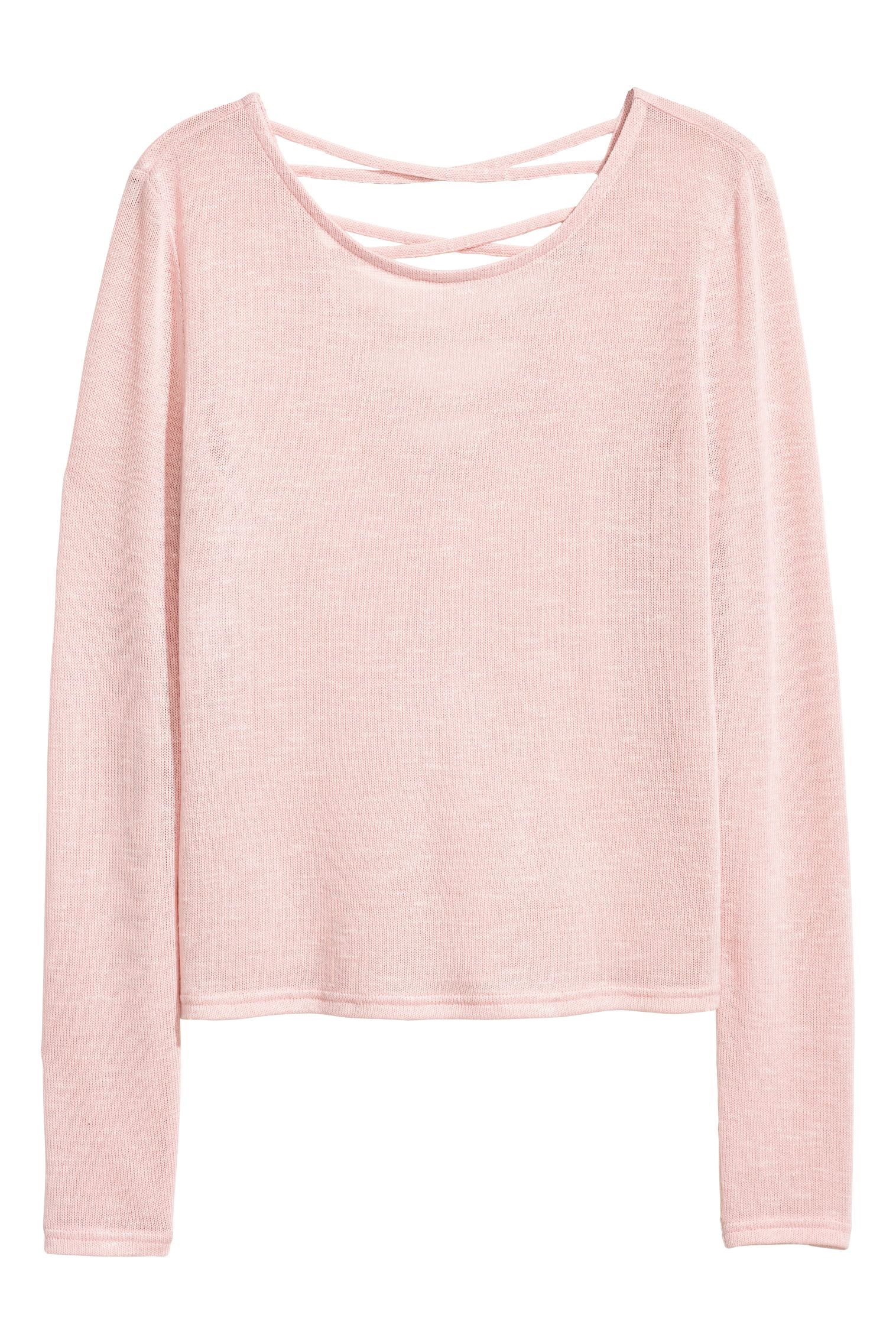 

Джемпер H&M S светло розовый 15035428786