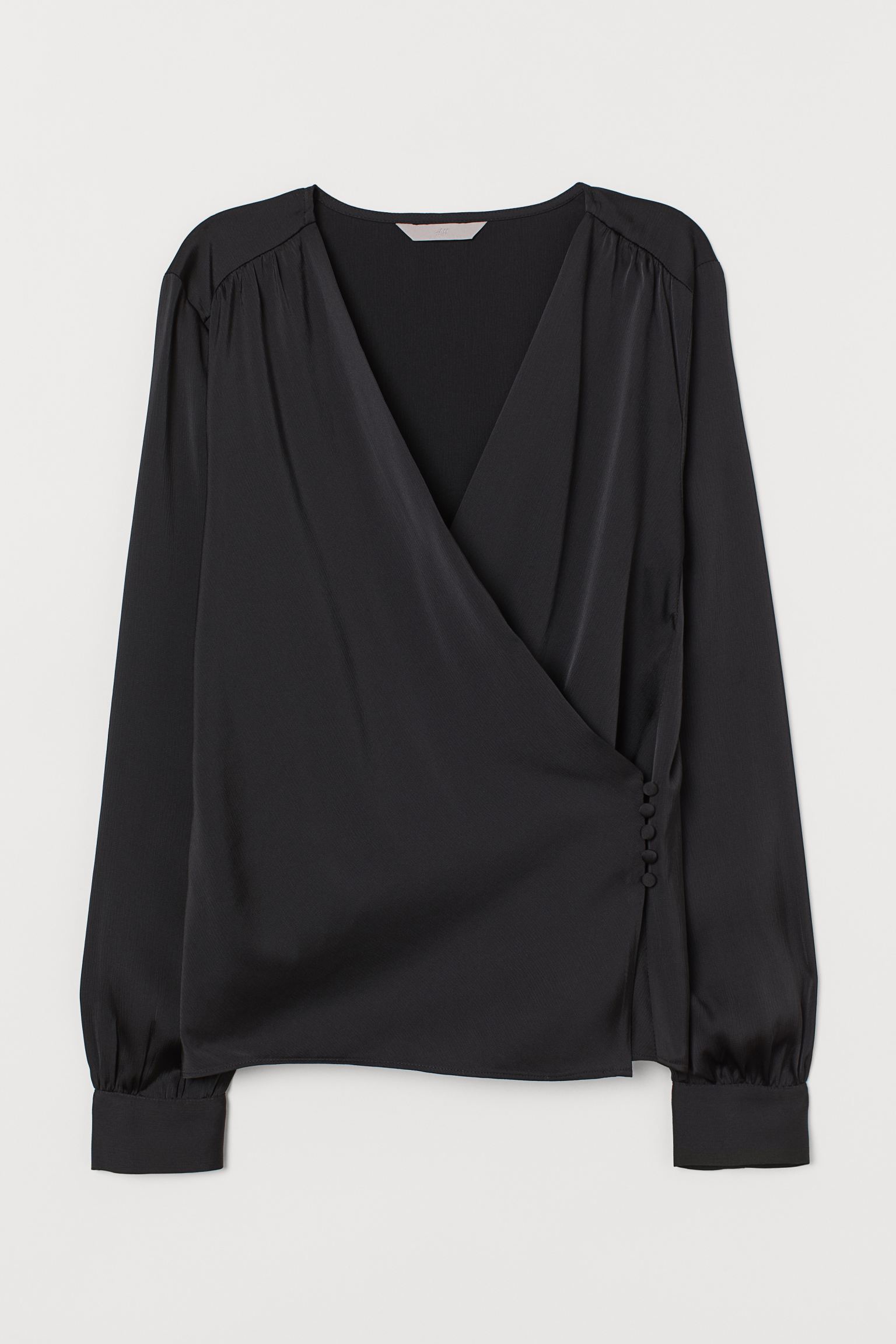 

Блуза H&M 42 черный 26068435550