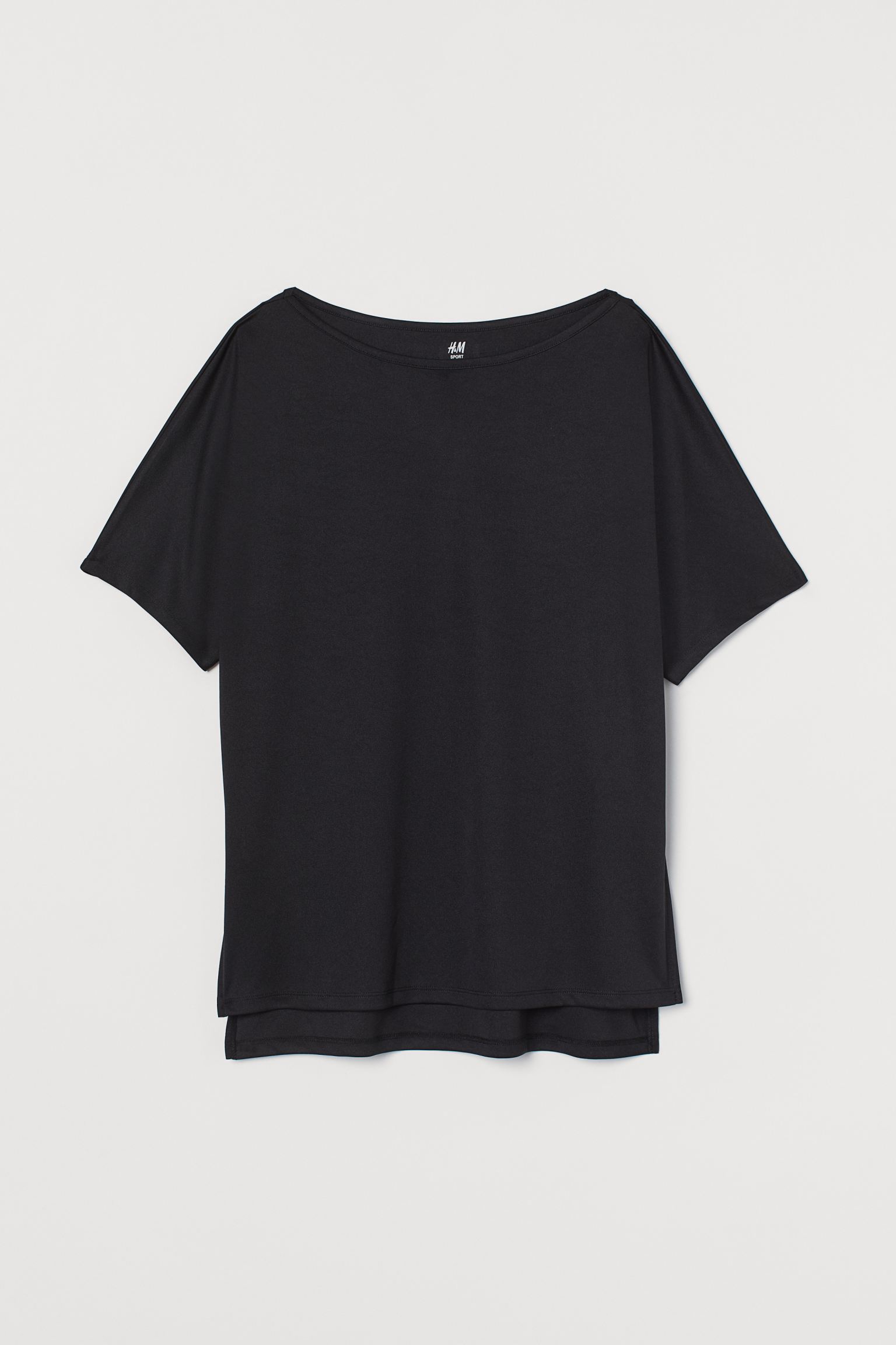 

Спортивная футболка H&M M черный 30059055182
