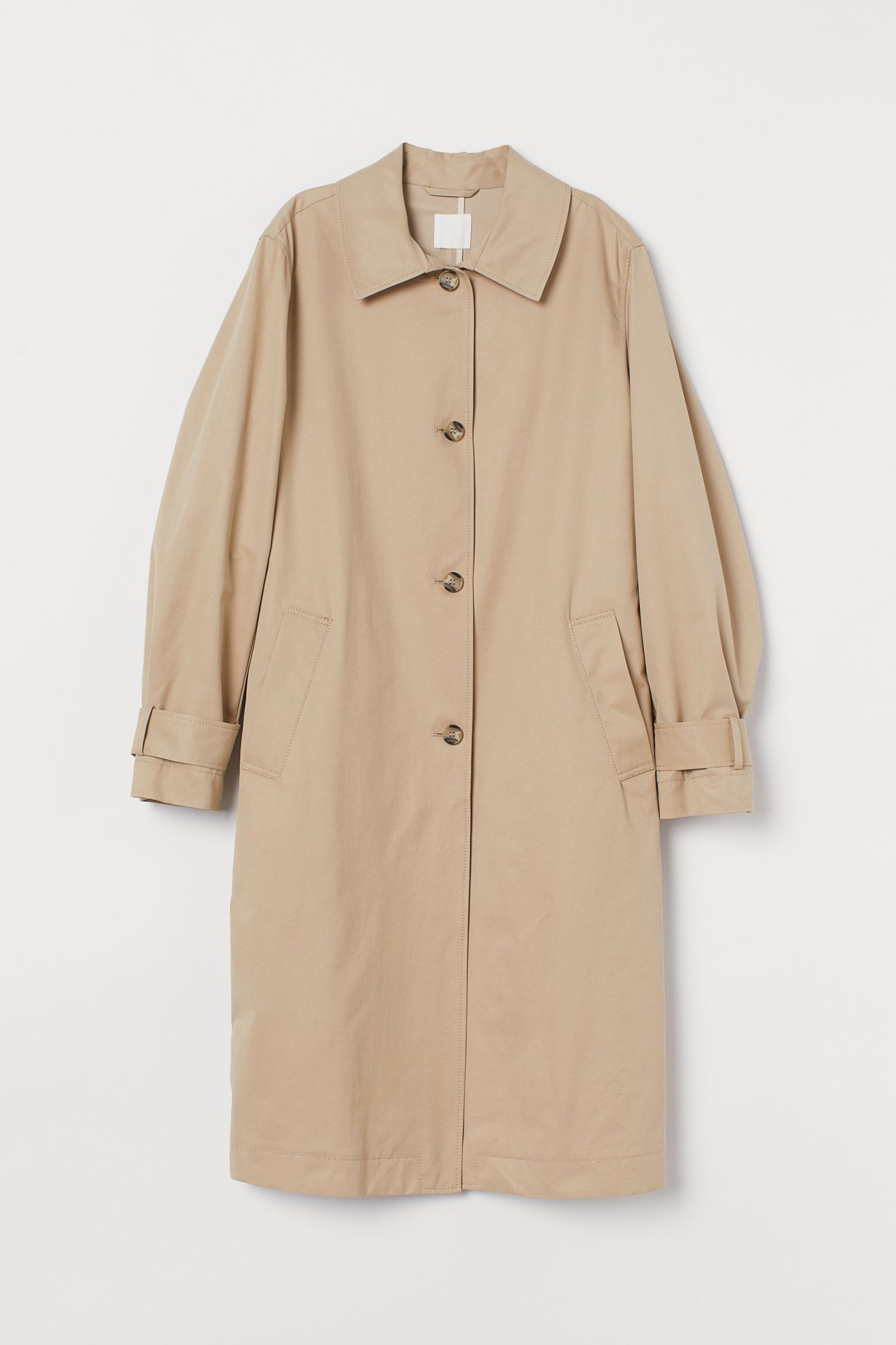 

Пальто H&M M бежевый 17128747191
