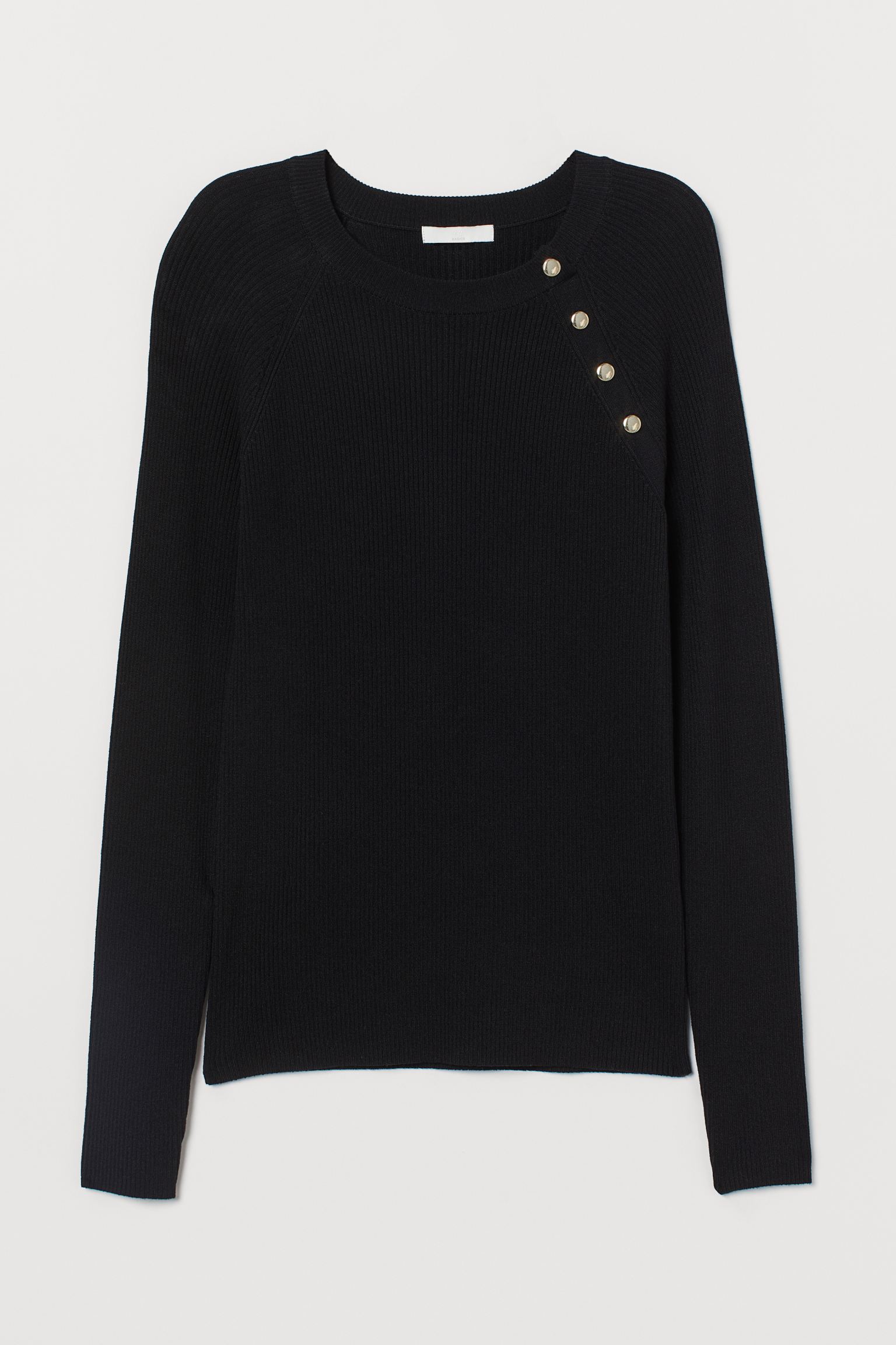 

Джемпер H&M L черный 18068370780