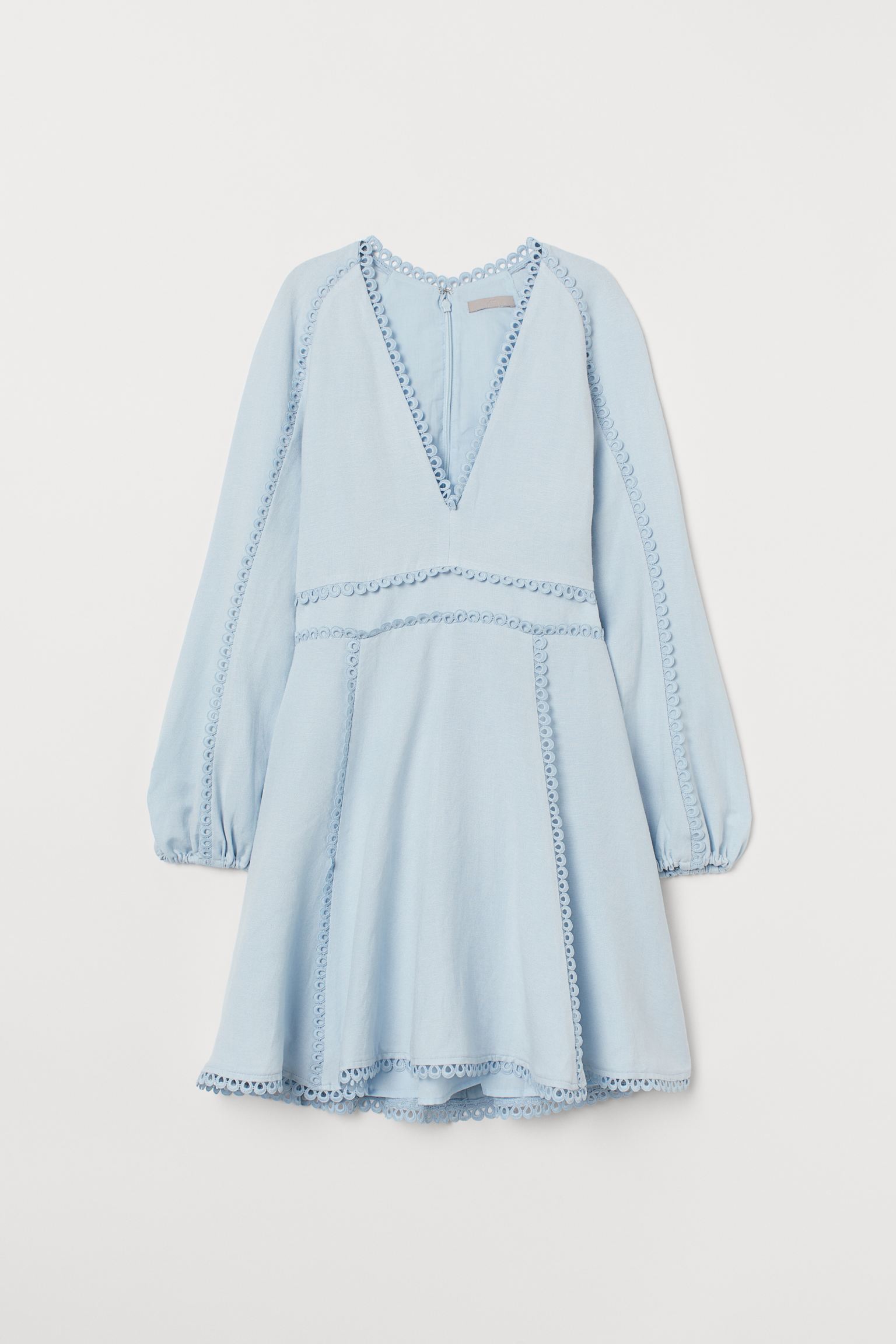 

Платье H&M  голубой 15068343682, Платье H&M 40 голубой 15068343682