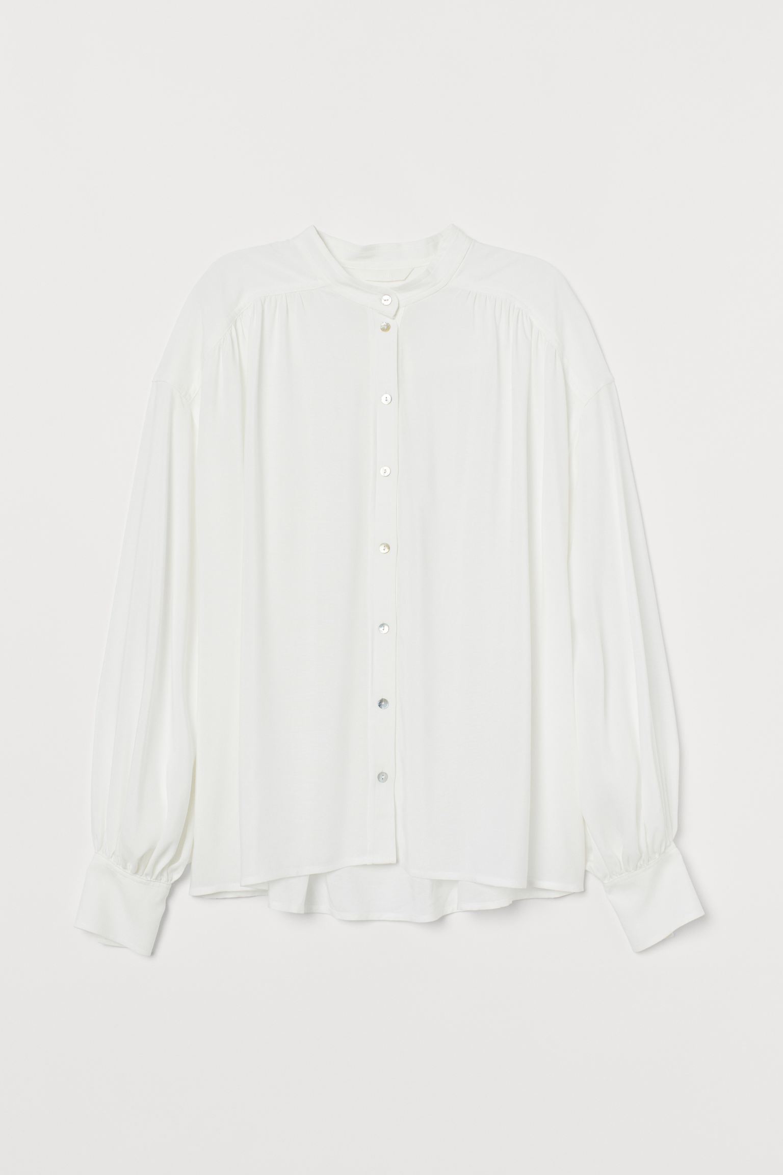

Блуза H&M  белый 8068063730, Блуза H&M 40 белый 8068063730