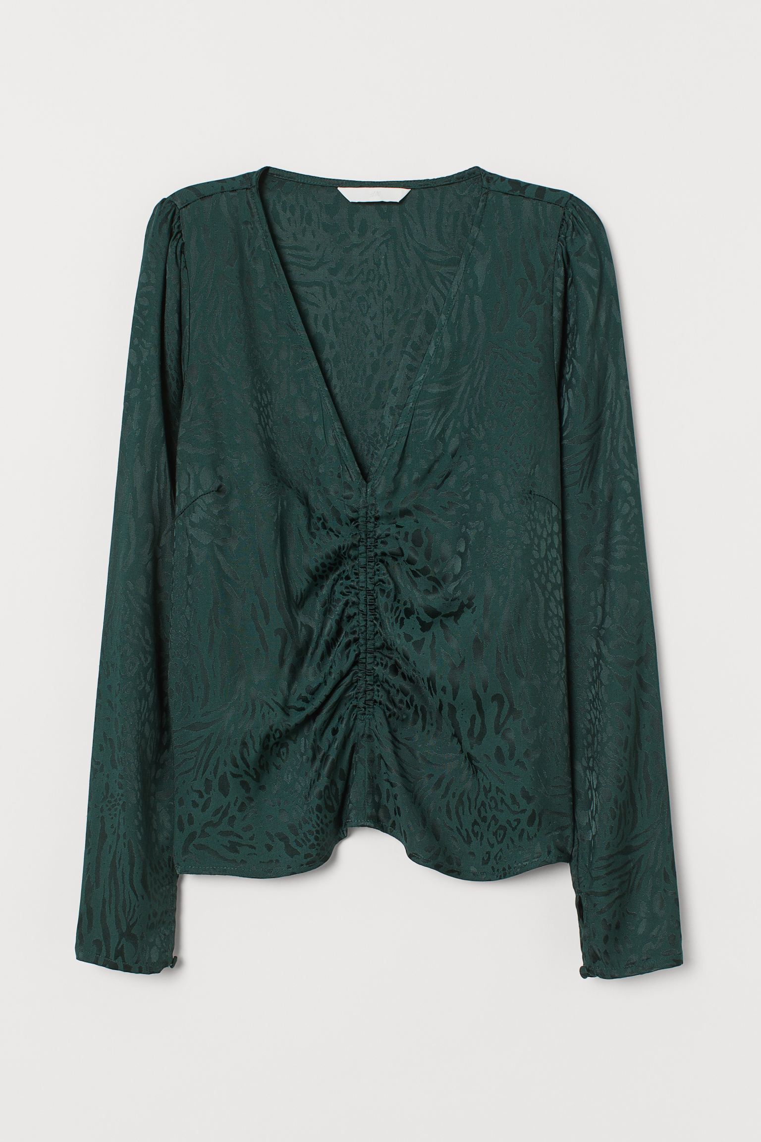 

Блуза H&M  зеленый 8068371140, Блуза H&M 50 зеленый 8068371140