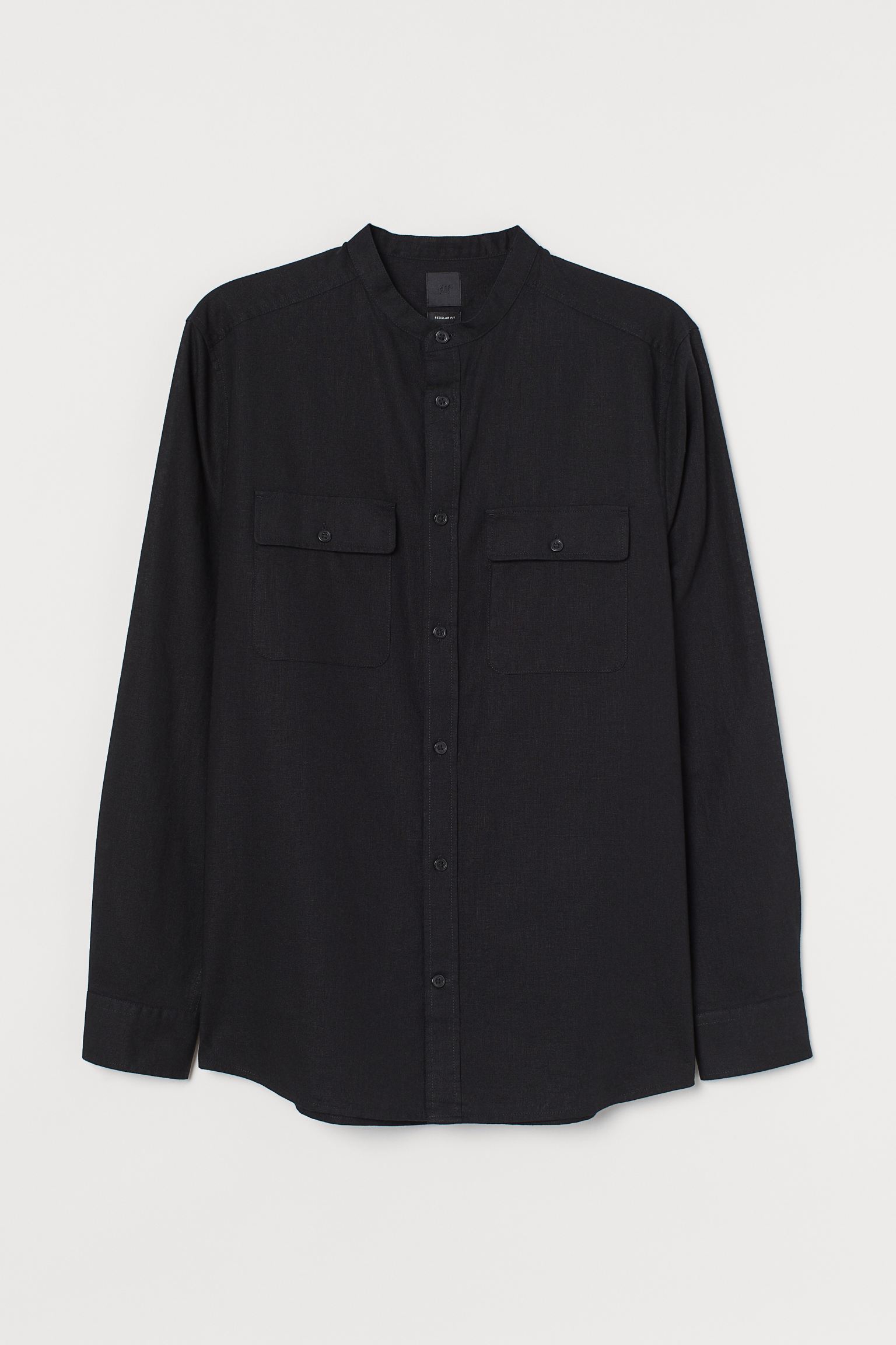 

Рубашка H&M XL черный 15078832741
