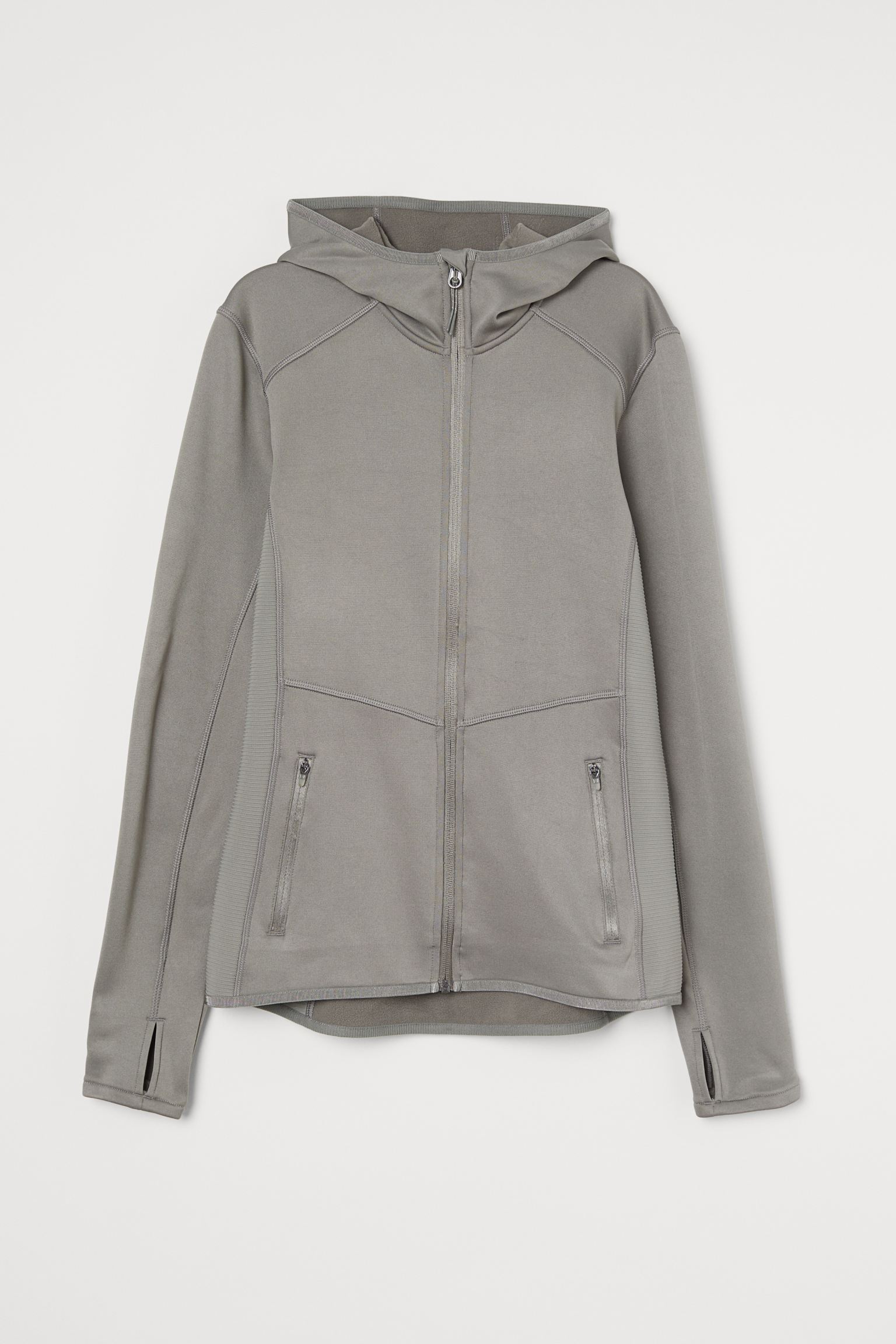 

Спортивная кофта H&M S серо зеленый 24068050001