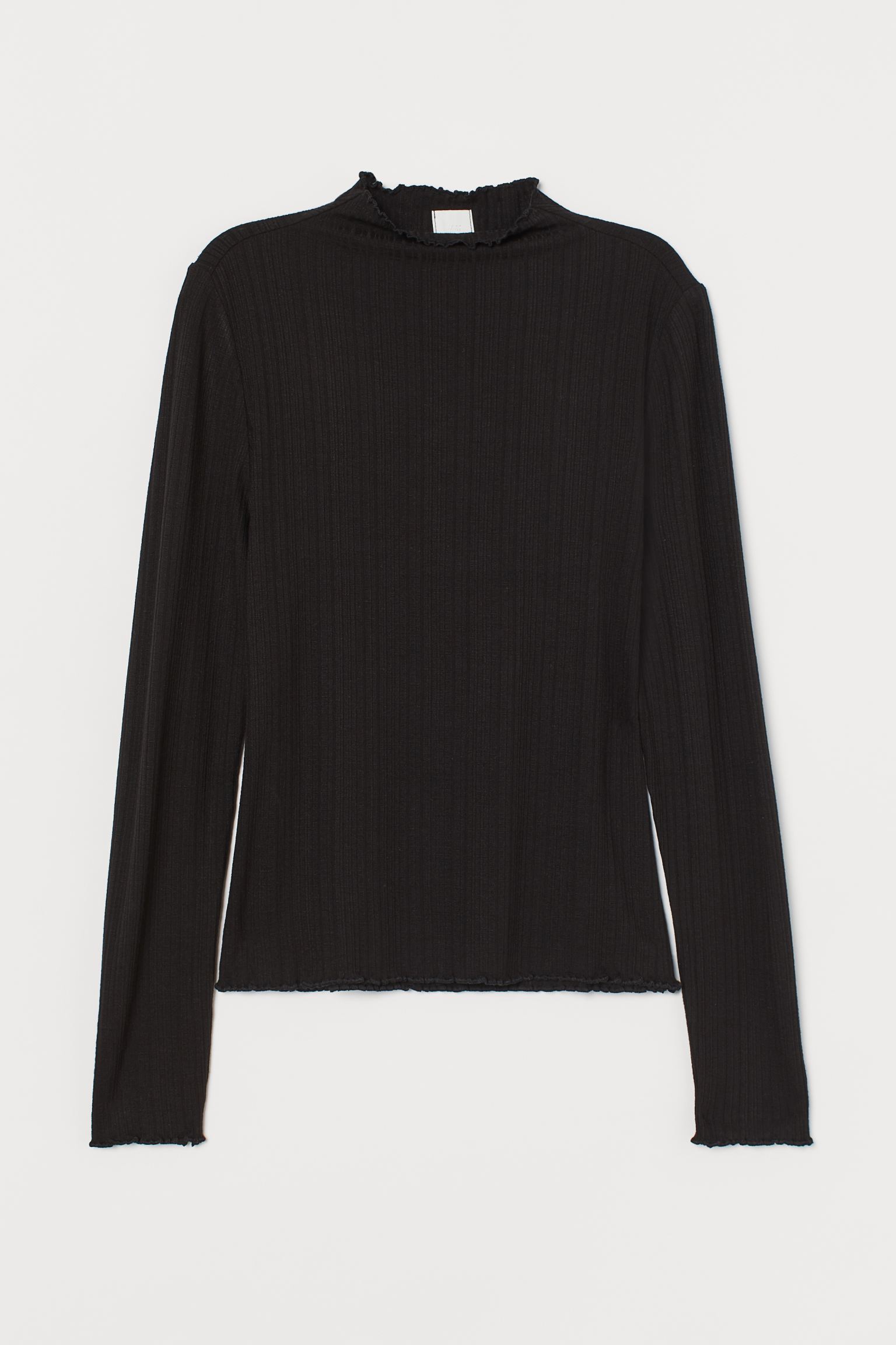 

Лонгслив H&M XS черный 15058659262
