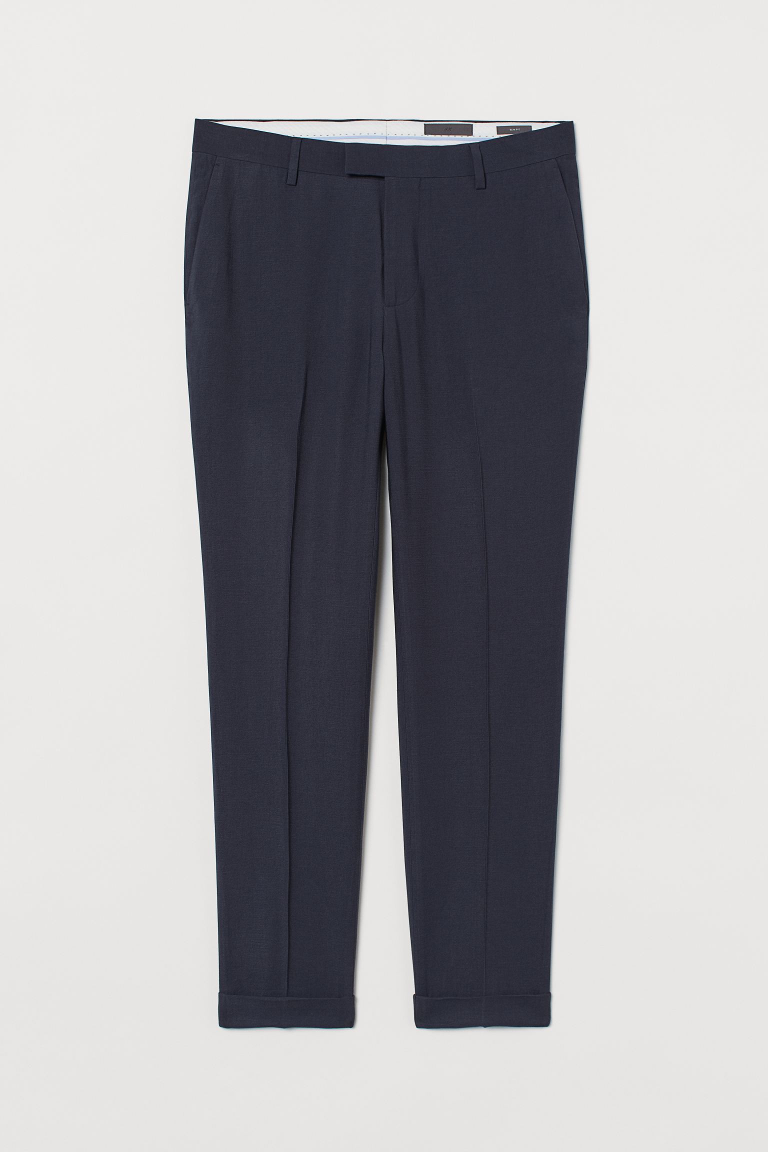 

Брюки H&M  темно синий 26038389091, Брюки H&M 44 темно синий 26038389091
