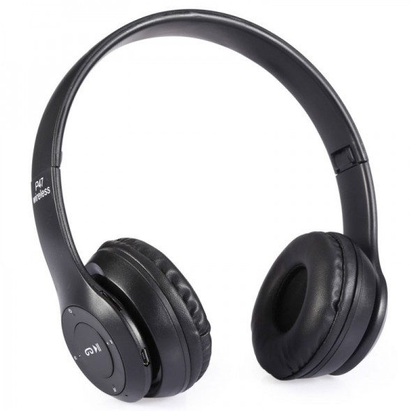

Беспроводные наушники Bluetooth microsd MDR P47 Black
