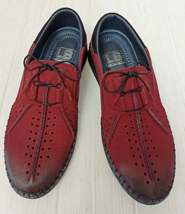 

Мужские мокасины Luciano Bellini 290-РФ-496 красные 42 322