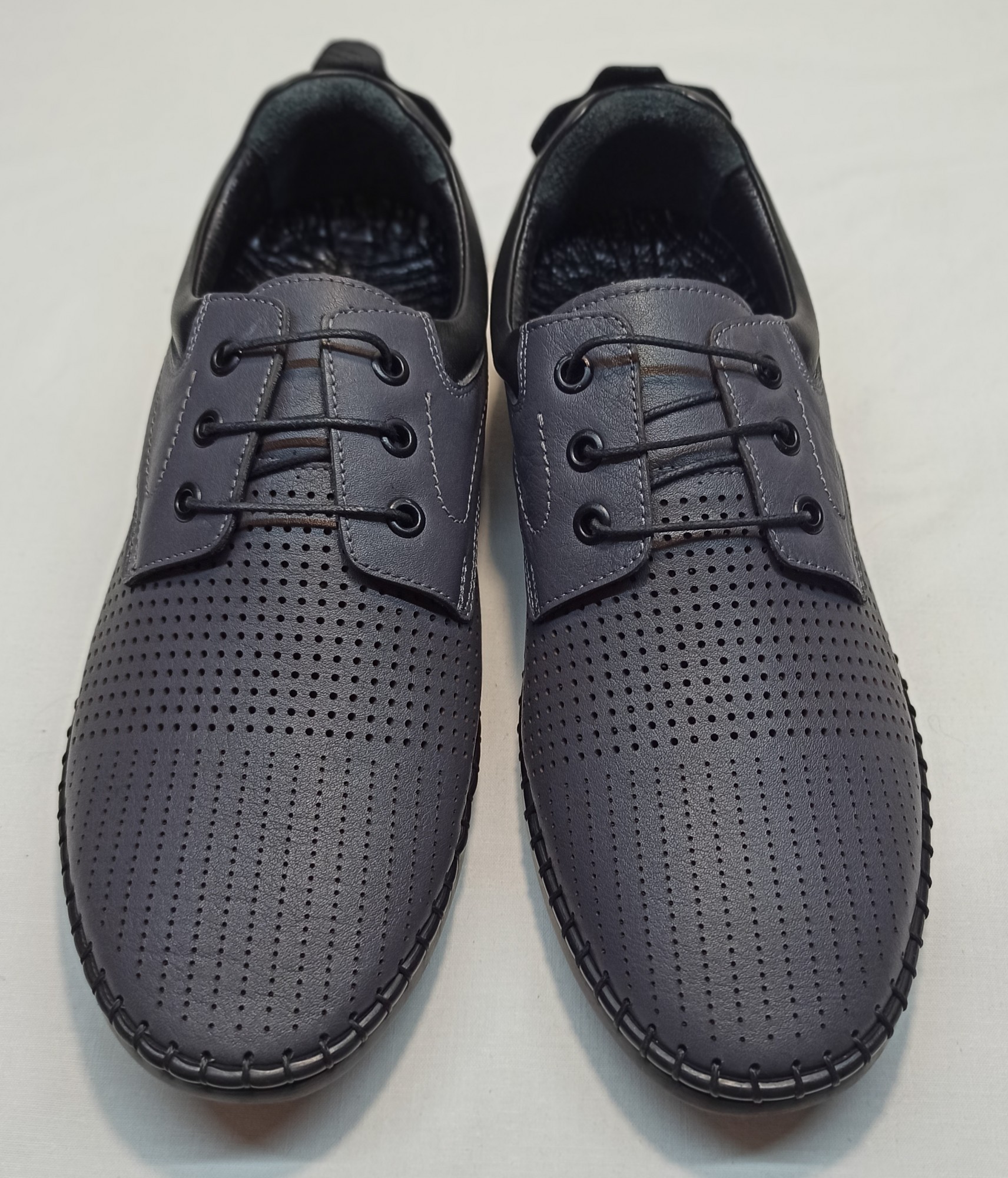 

Мужские мокасины Ridge 34-490-Г-89 40 серые 441