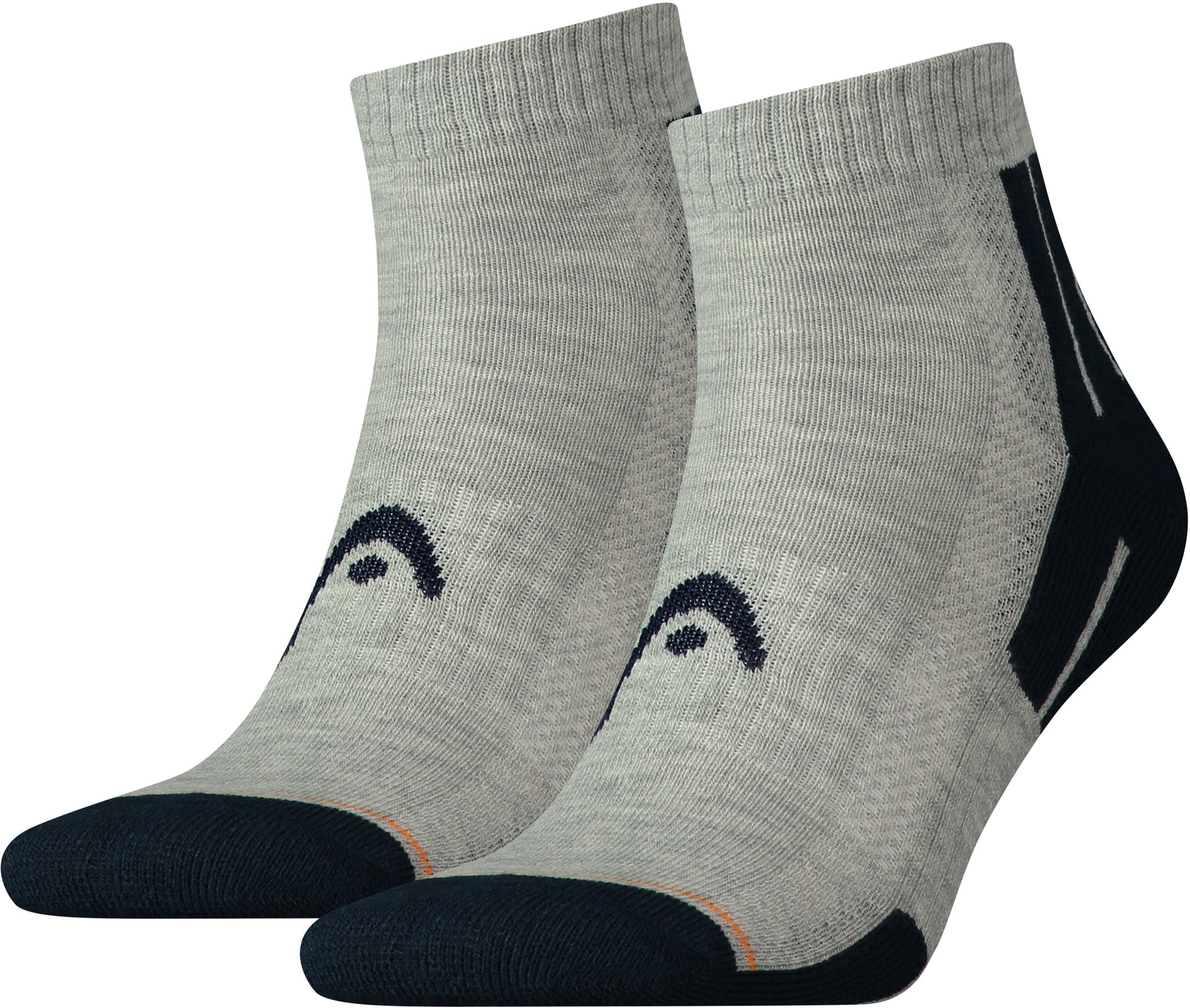 

Набор носков HEAD Performance Quarter 2P Unisex 741018001-650 39-42 р 2 пары Серый/Синий