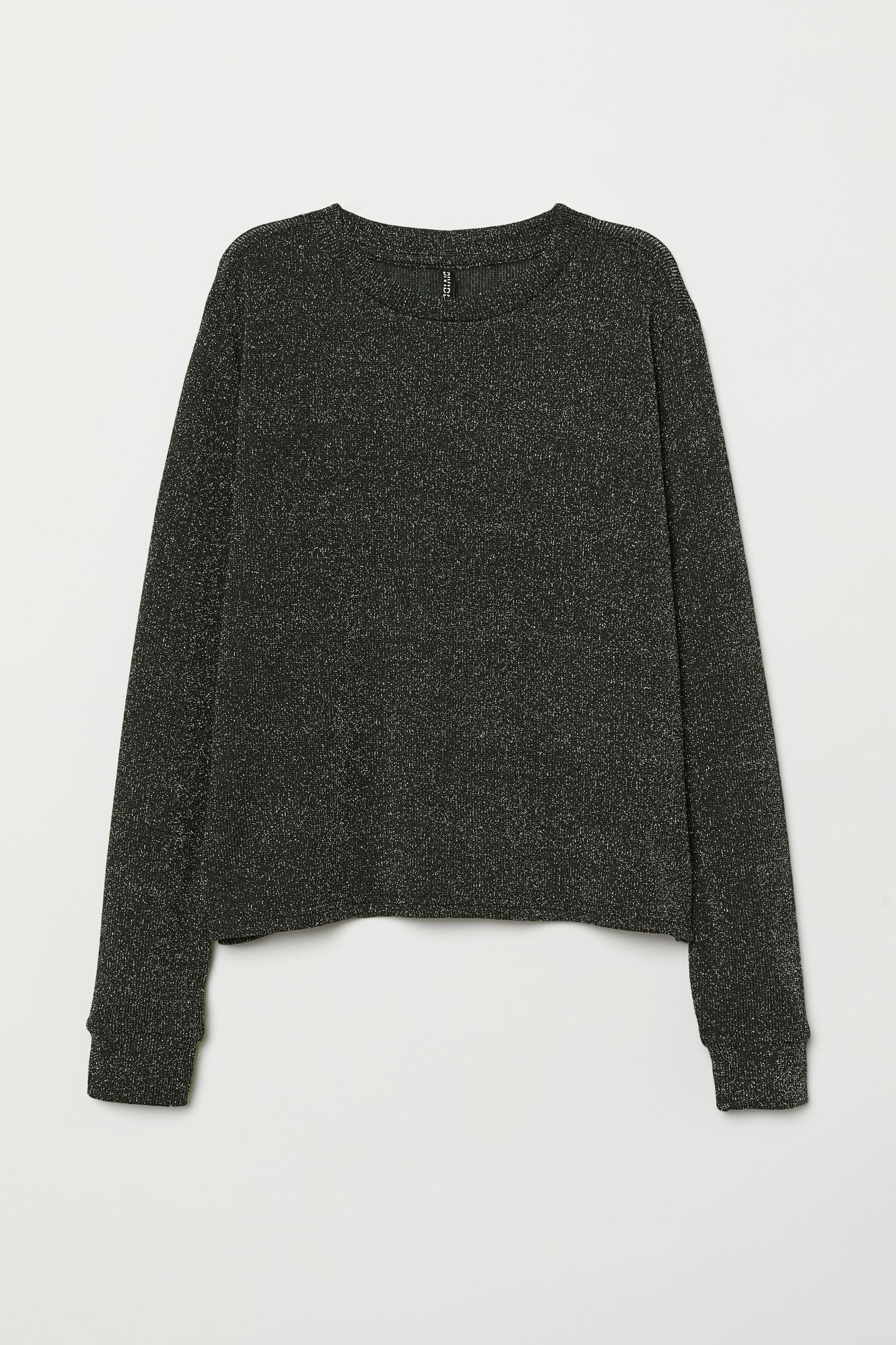 

Джемпер H&M  черно серебряный 3075499140, Джемпер H&M S черно серебряный 3075499140