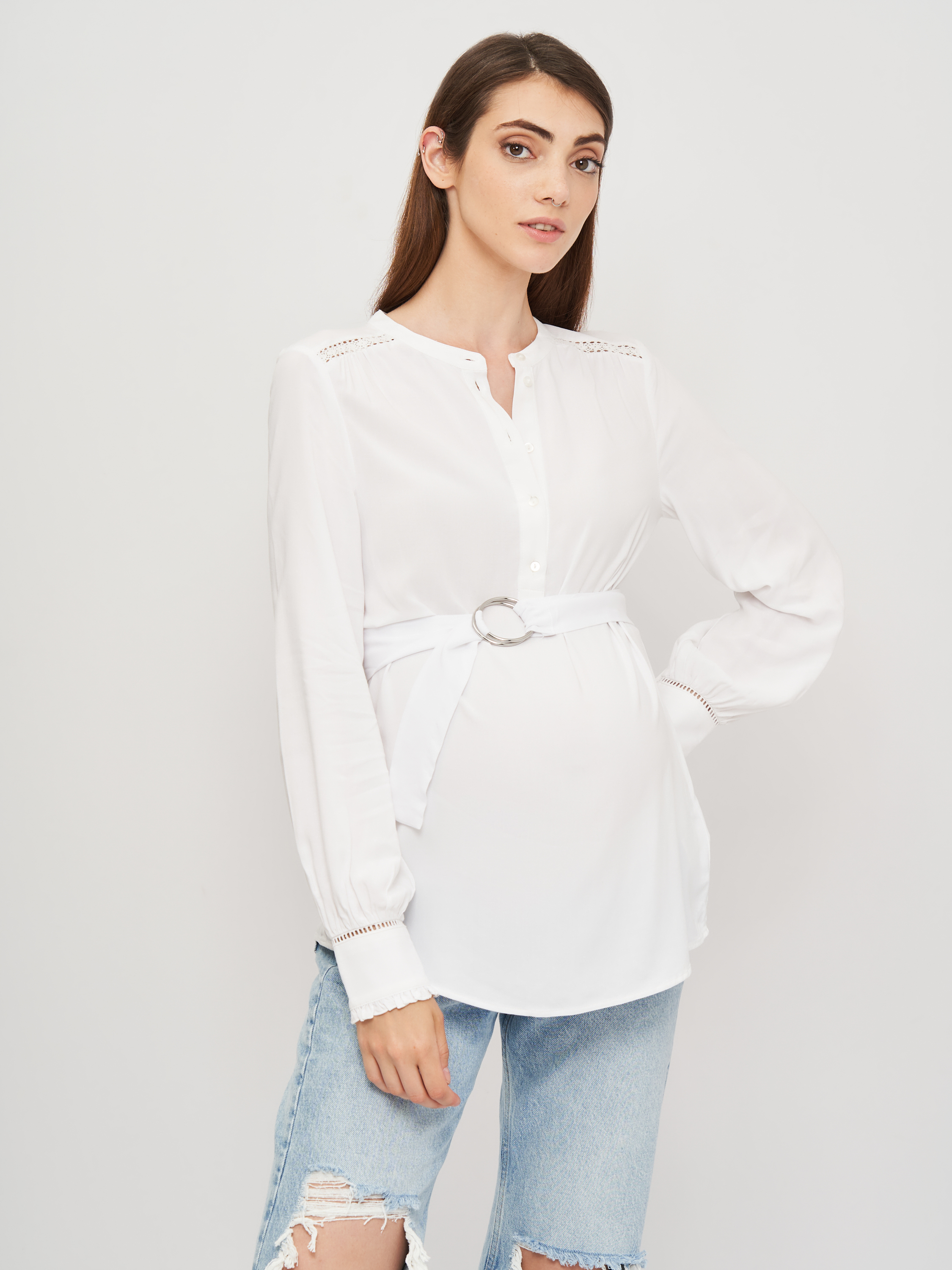 

Блуза для беременных H&M XS белый 14058009560