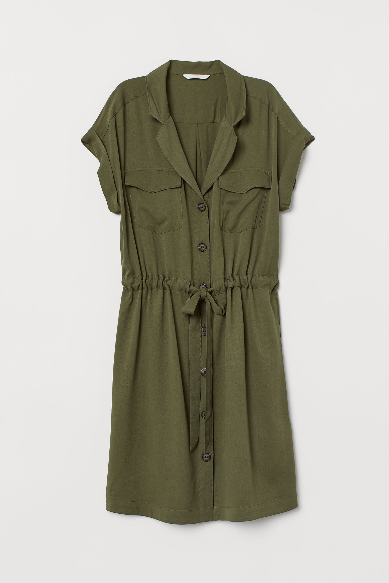 

Платье H&M  хаки 6047596370, Платье H&M 34 хаки 6047596370