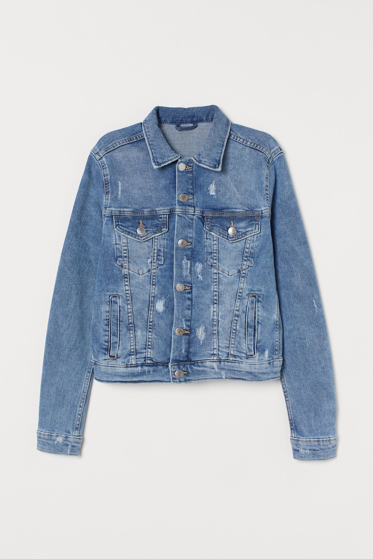 

Джинсовая куртка H&M 46 синий 21123990611