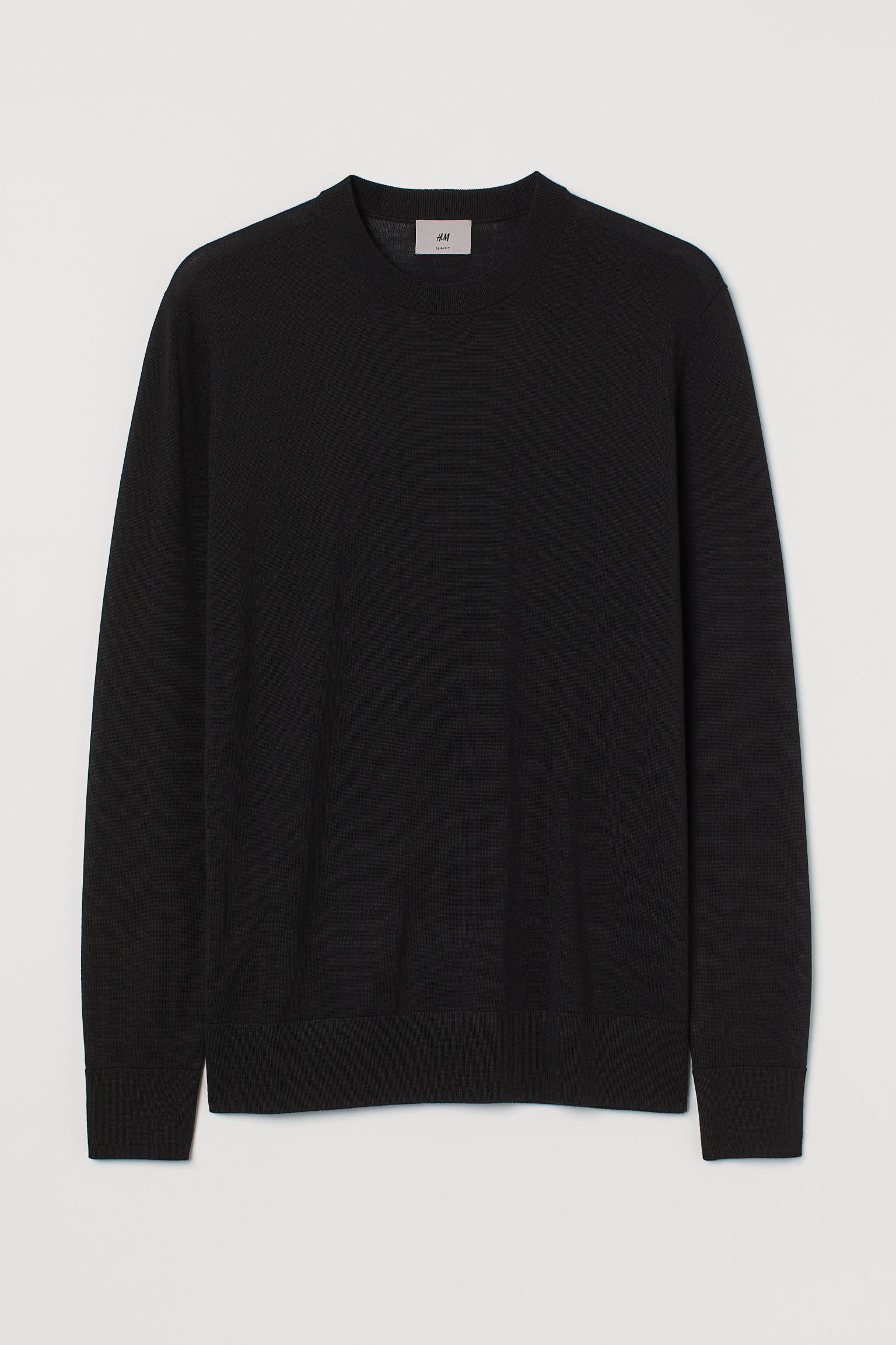 

Джемпер H&M M черный 6078636442