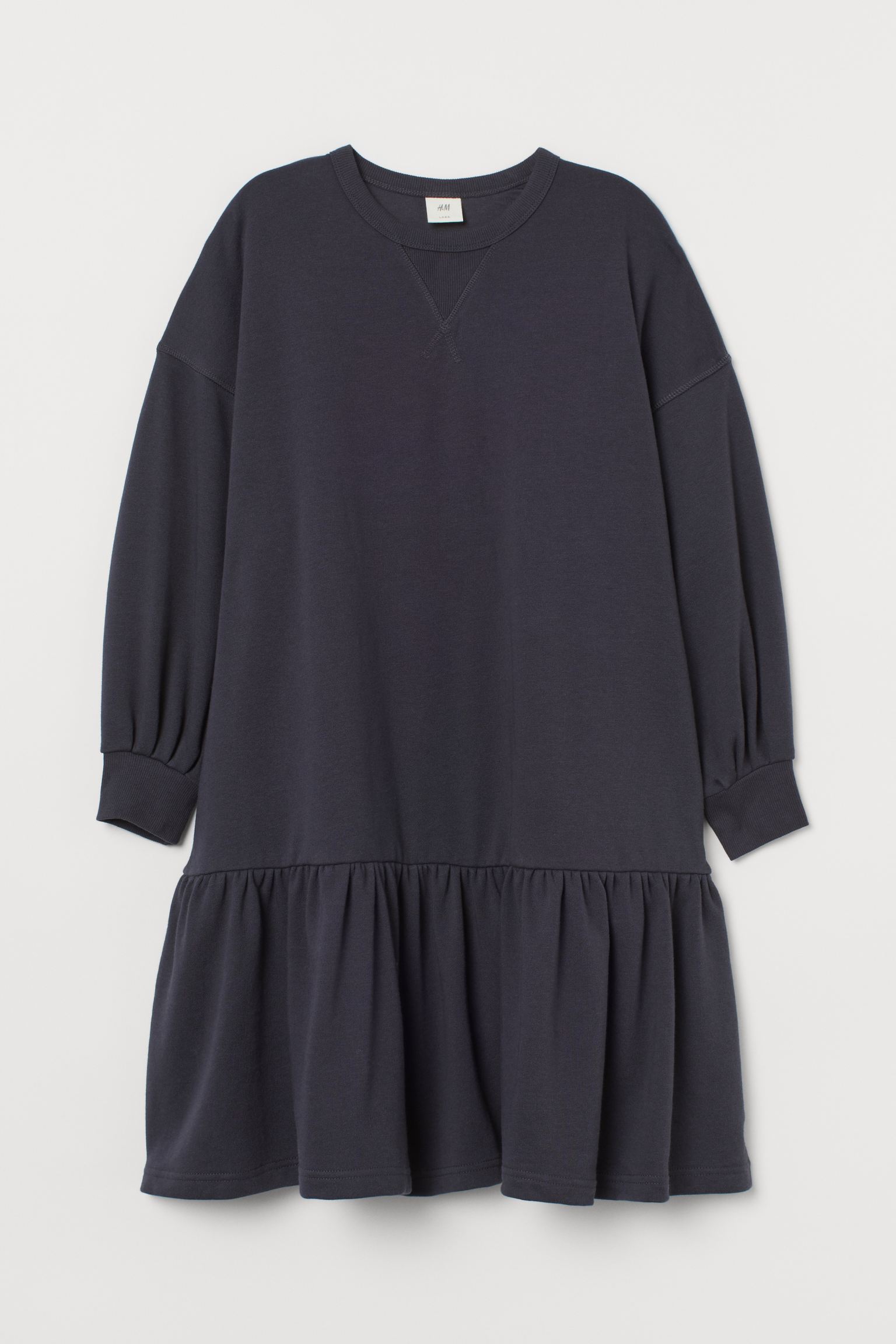 

Платье H&M L темно серый 3079030962