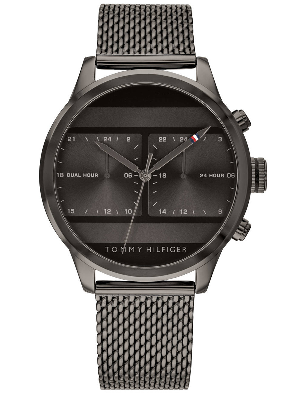 

Часы Tommy Hilfiger 1791597 Dual Time Herren 44mm 5ATM