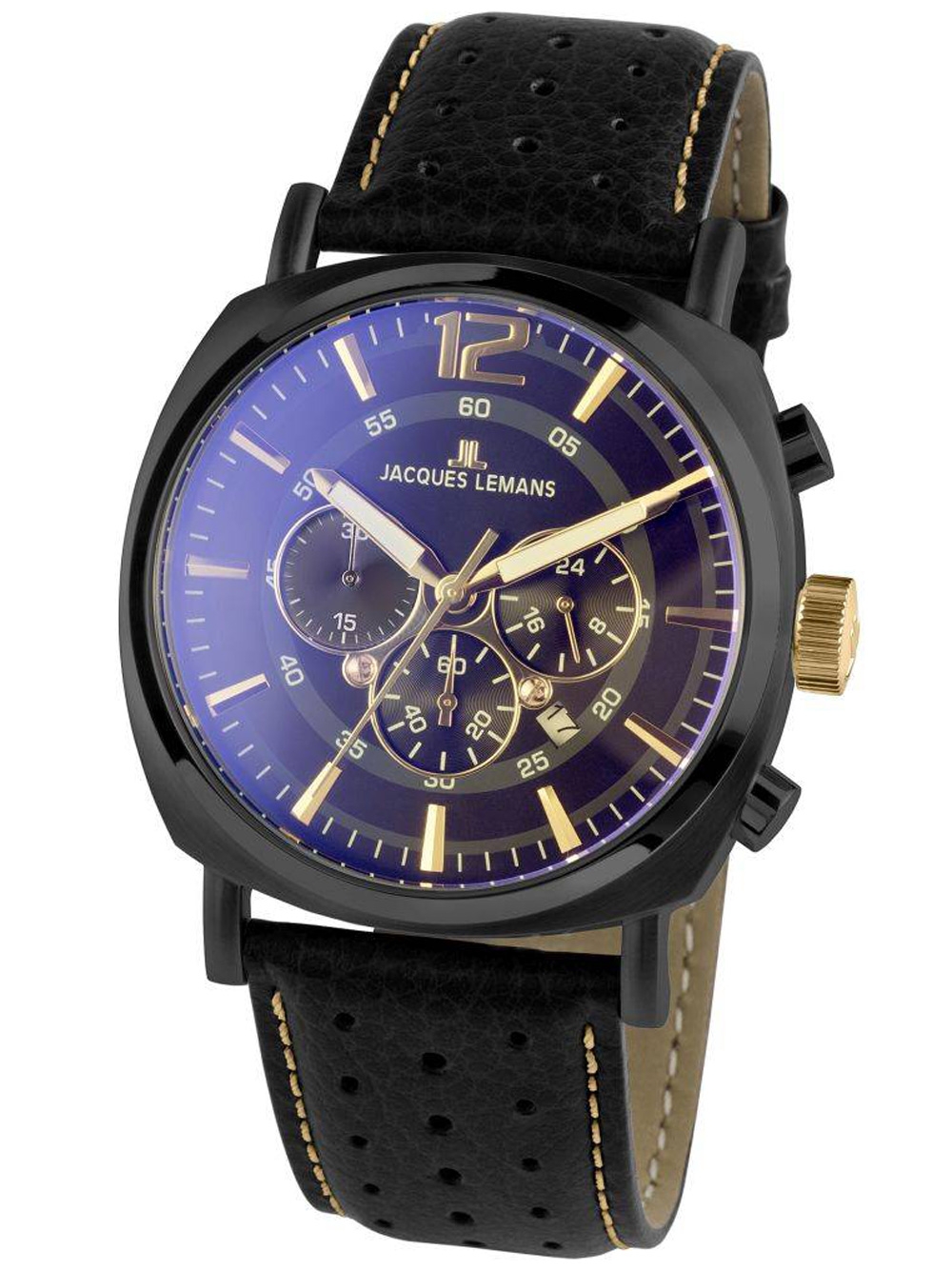 

Часы Jacques Lemans 1-1645.1O Lugano Chronograph 46mm 10ATM