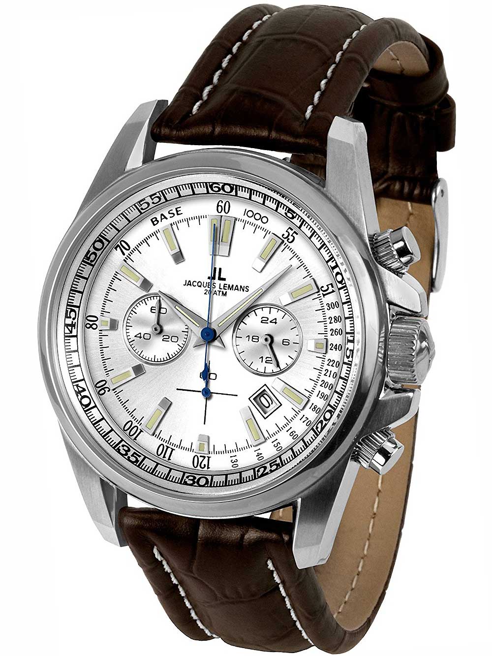 

Часы Jacques Lemans 1-1117BN Liverpool Chronograph Herren 44mm 20ATM