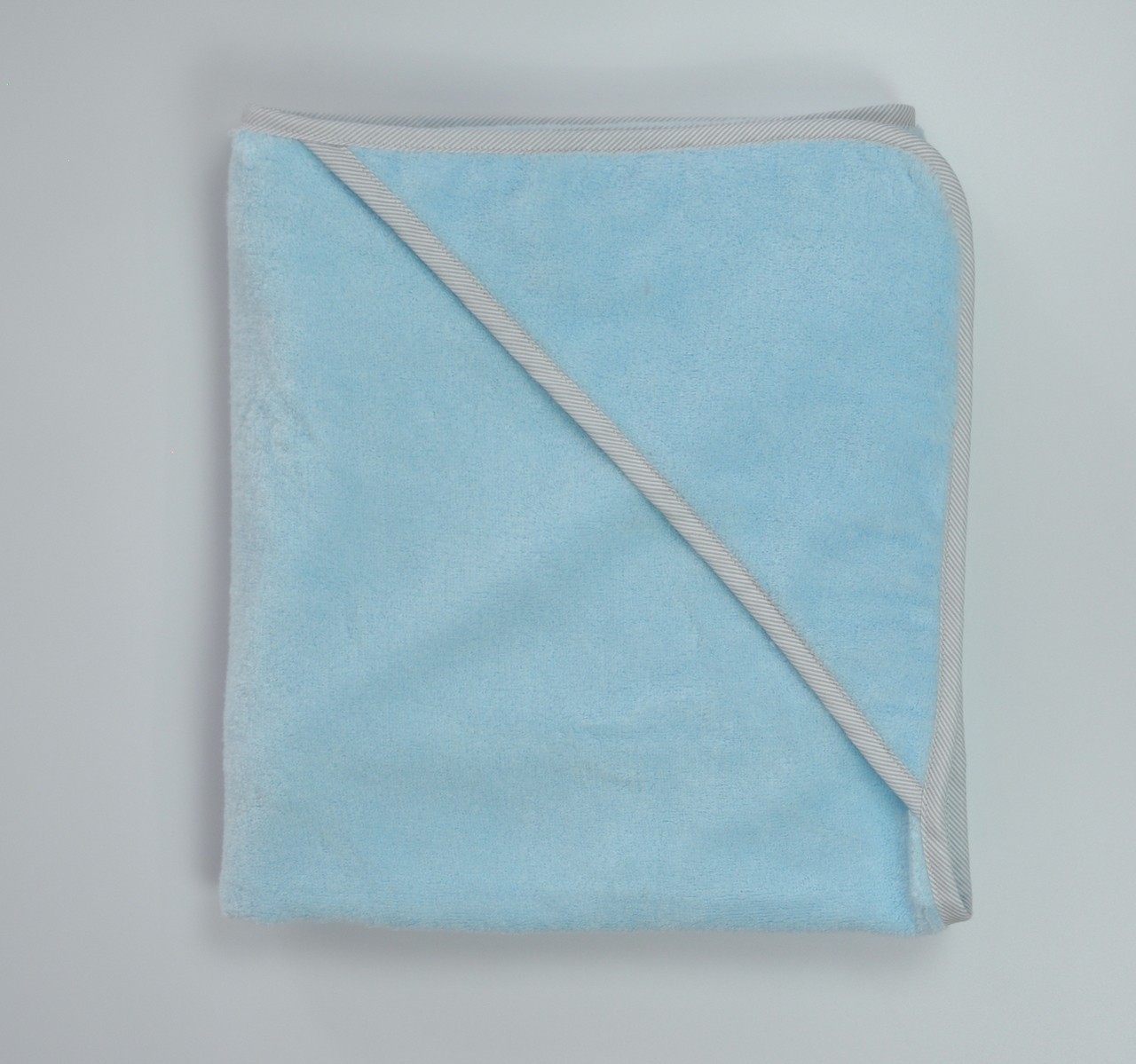 

Рушник дитячий BLANK HOME Candy light blue з капюшоном 100x100 см Блакитний