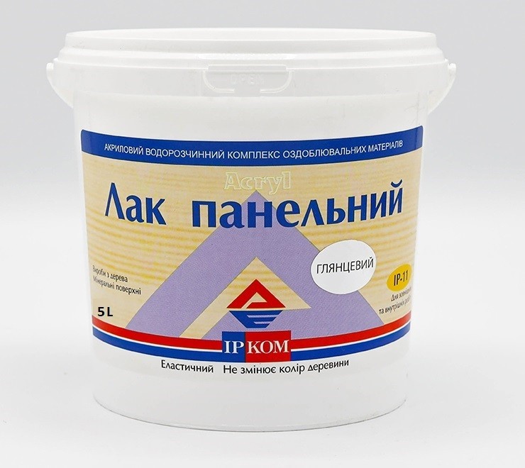 

Лак панельный Ирком Ир 11 глянцевый 5 л