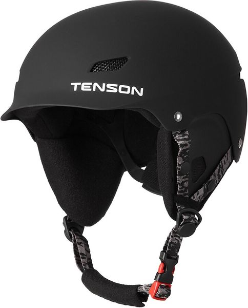 

Подростковый горнолыжный шлем с механизмом регулировки Tenson Park Jr 52-56 Черный (5013185-999)