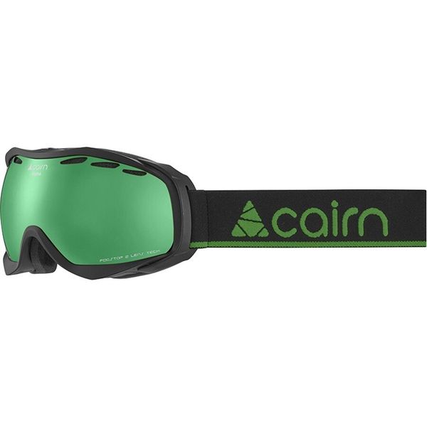 

Мужская маска для лыж и сноуборда Cairn Alpha SPX3 black-green mirror(0580851-8302)
