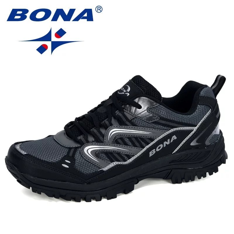 

Кроссовки мужские оригинальные Bona 35748-1 серые кожа, текстиль, нубук 41р
