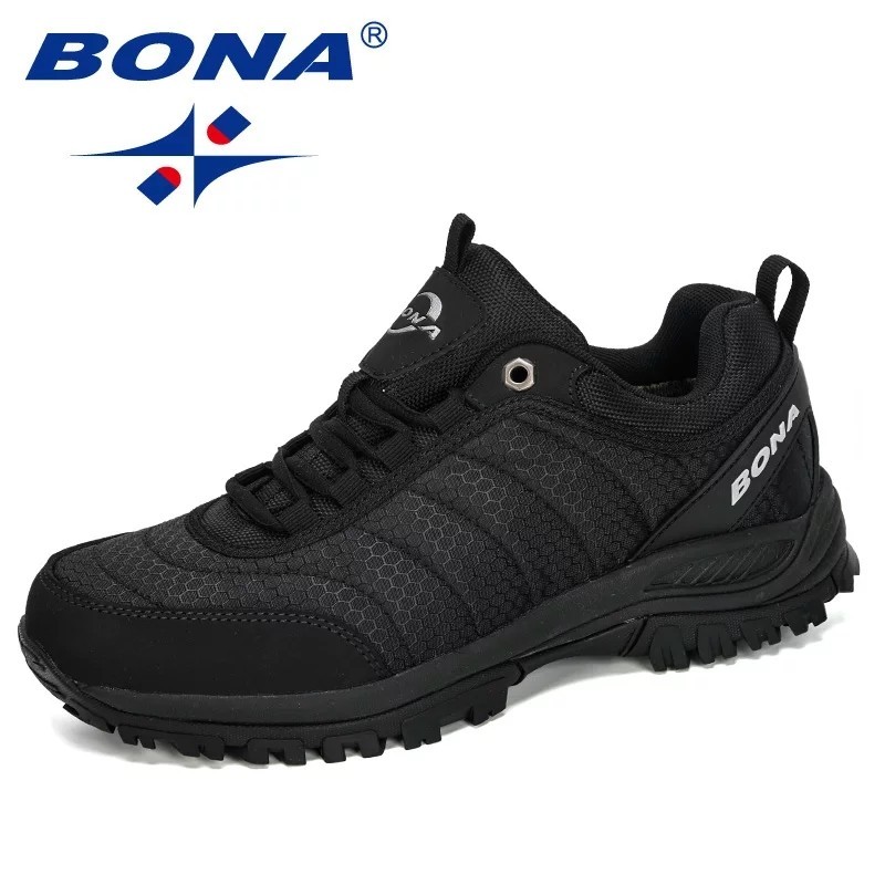 

Кроссовки мужские оригинальные Bona 35743 черные текстиль 42р