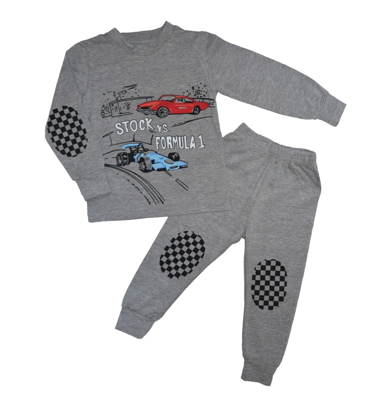 

Пижама Jumping Baby для мальчика 18 м. Гонки серая 86 см. (DSC-14-13)