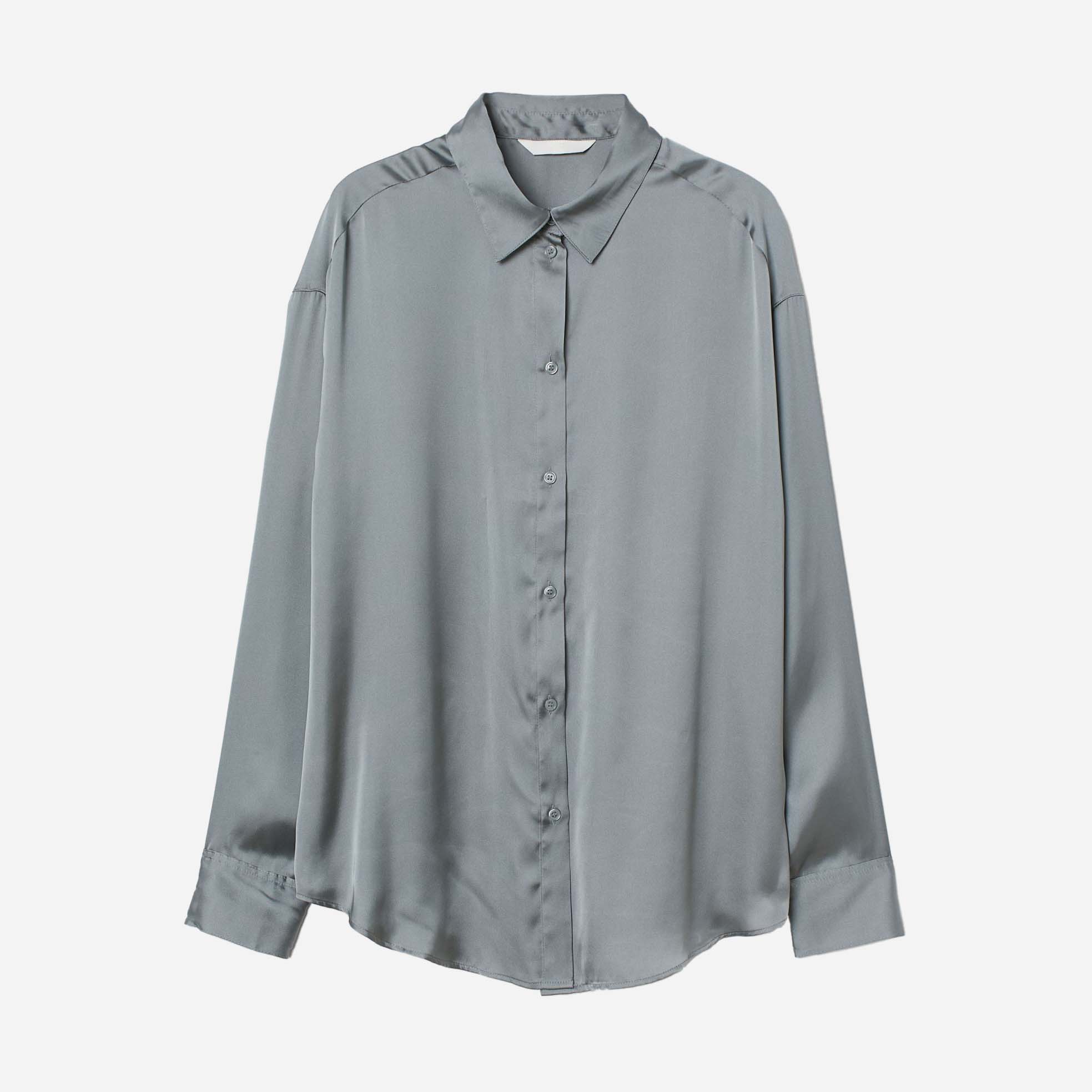 

Рубашка H&M 9385802sdm S Серая