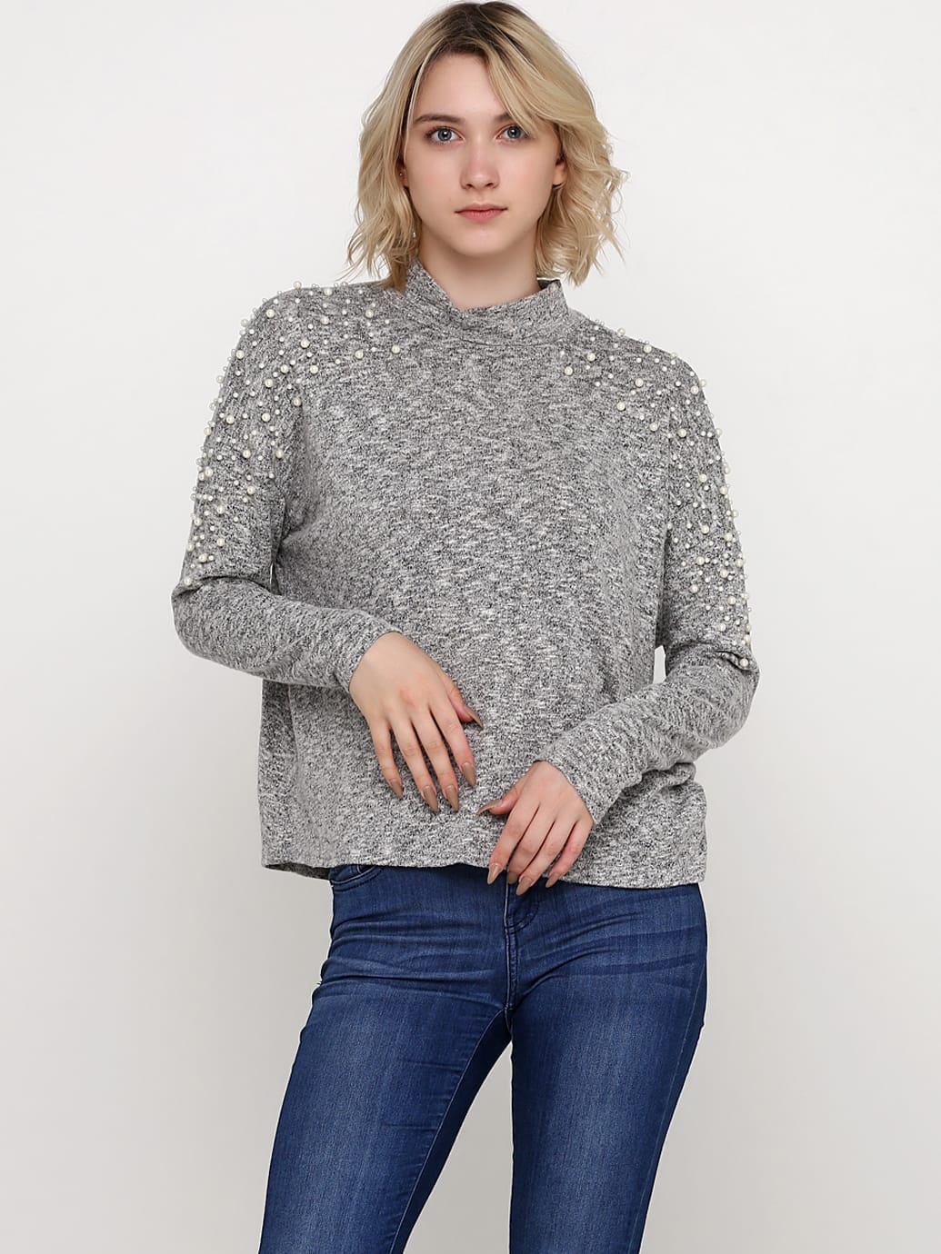 

Джемпер H&M 0611032_бус_01 S Серый