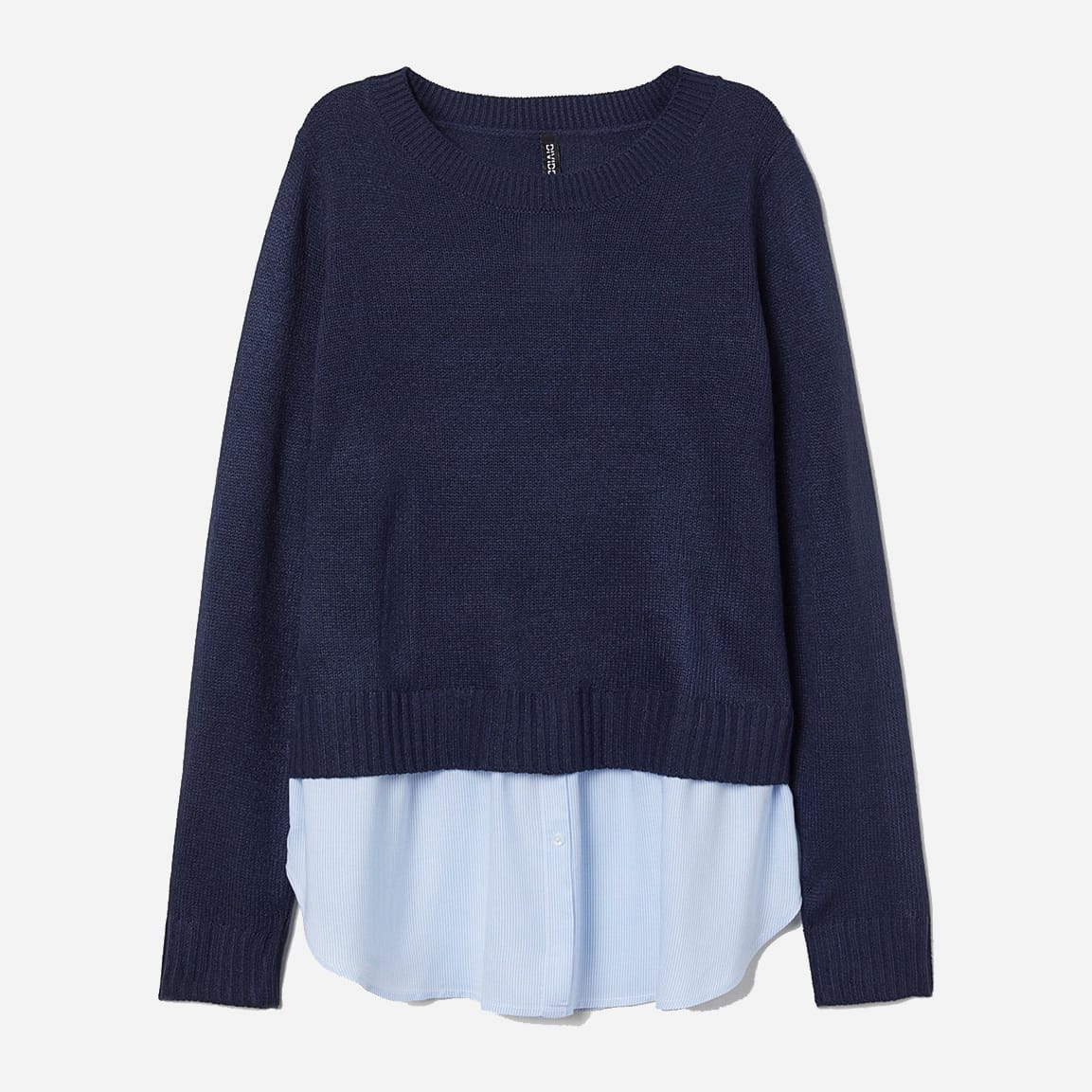 

Джемпер H&M 0555364_син._01 S Синий