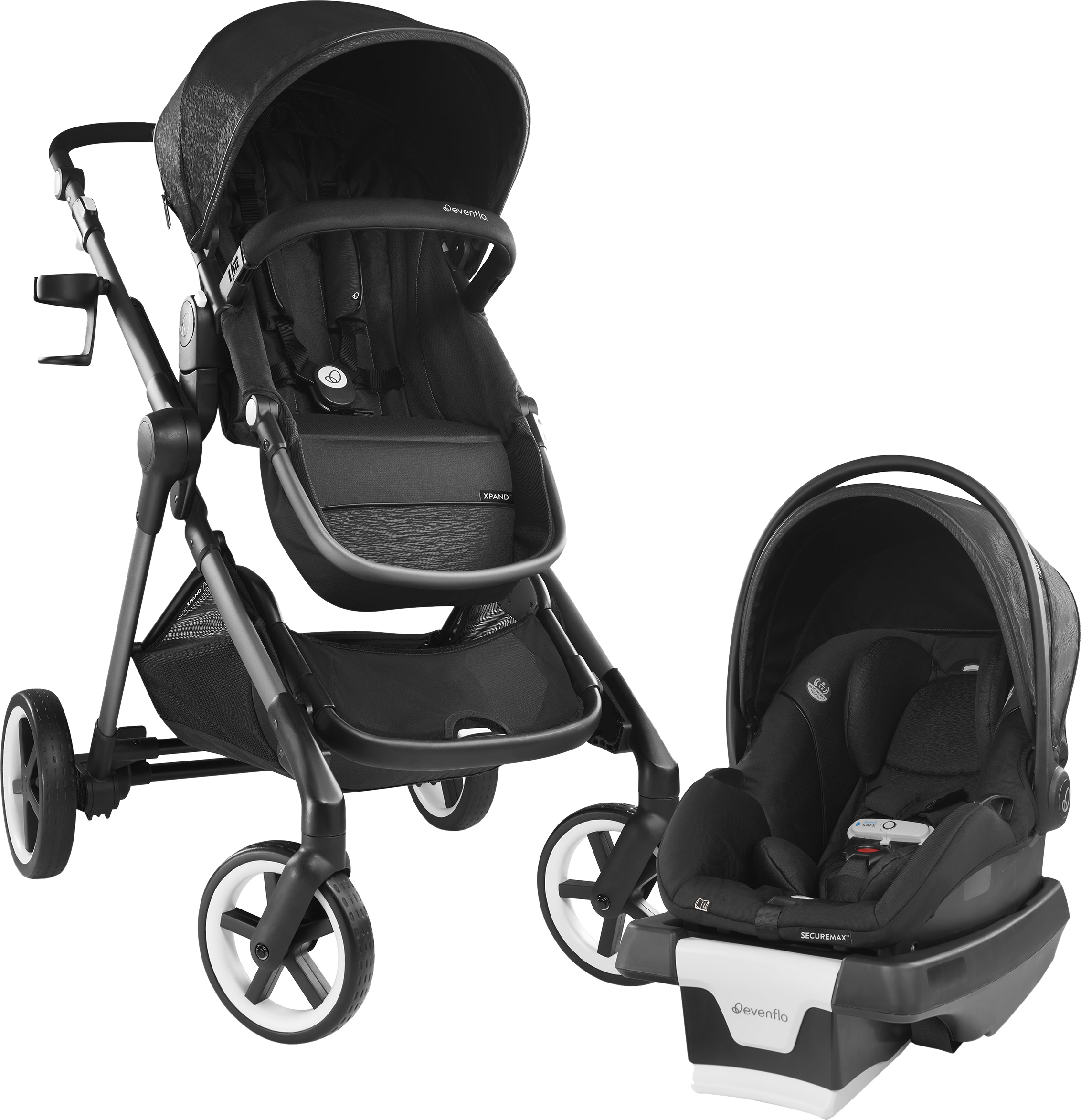 

Универсальная коляска 3 в 1 Evenflo Xpand Pivot Gold Onyx (000000249) (6910806230065)