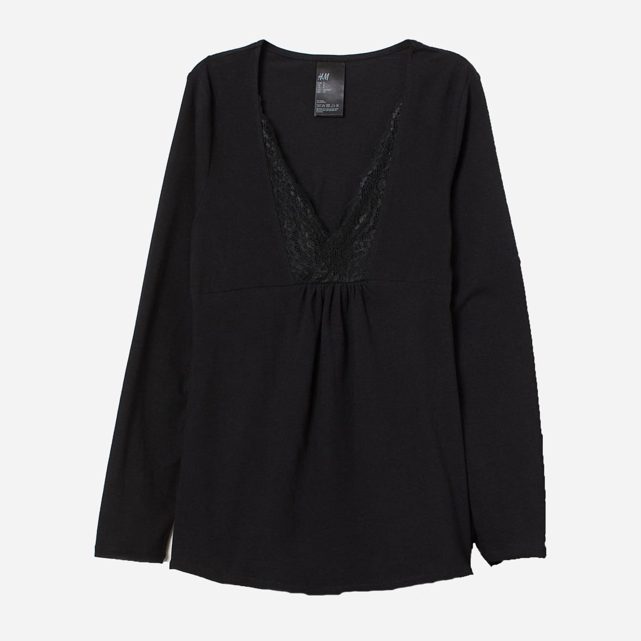 

Лонгслив H& 0796793_ч_02  Черный, Лонгслив H&M 0796793_ч_02 M Черный